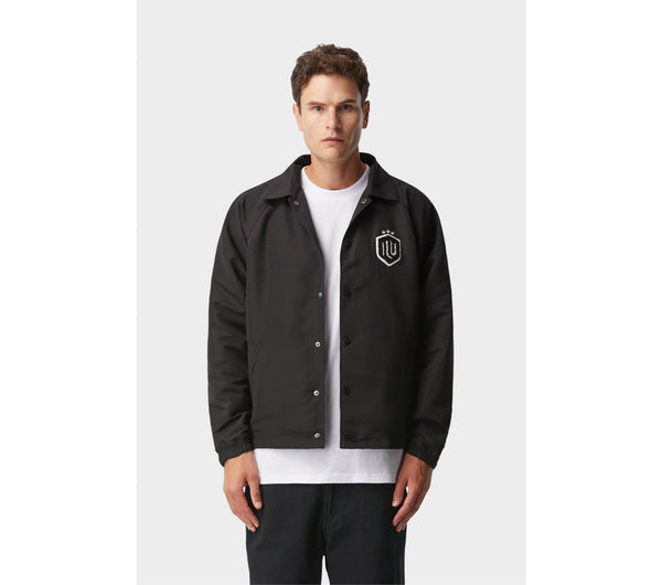 Football Coaches Jacket - Black