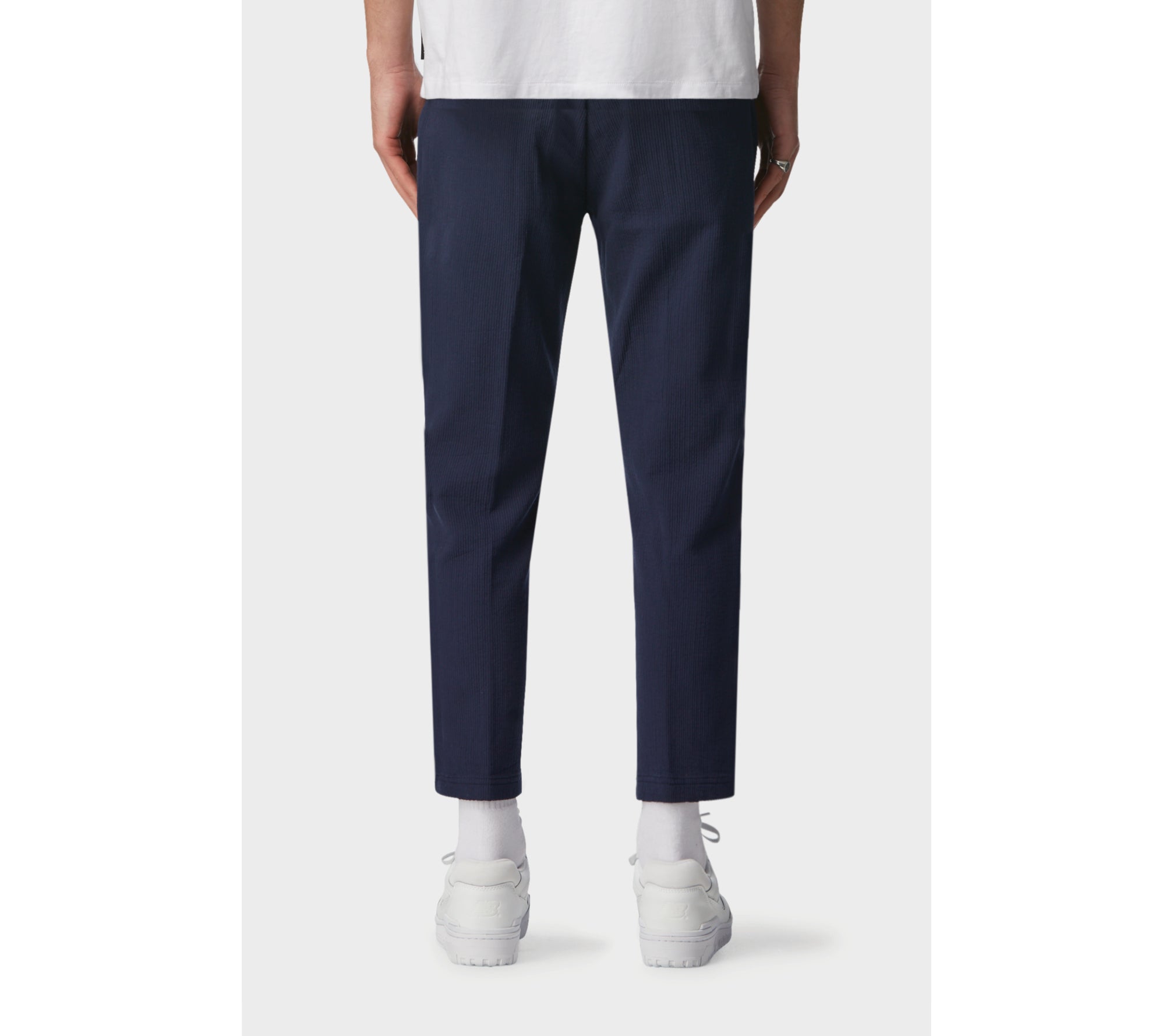 Textured Slim Kobe Pant - Navy