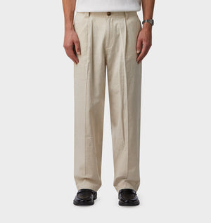 Linen Winston Pant - Bone