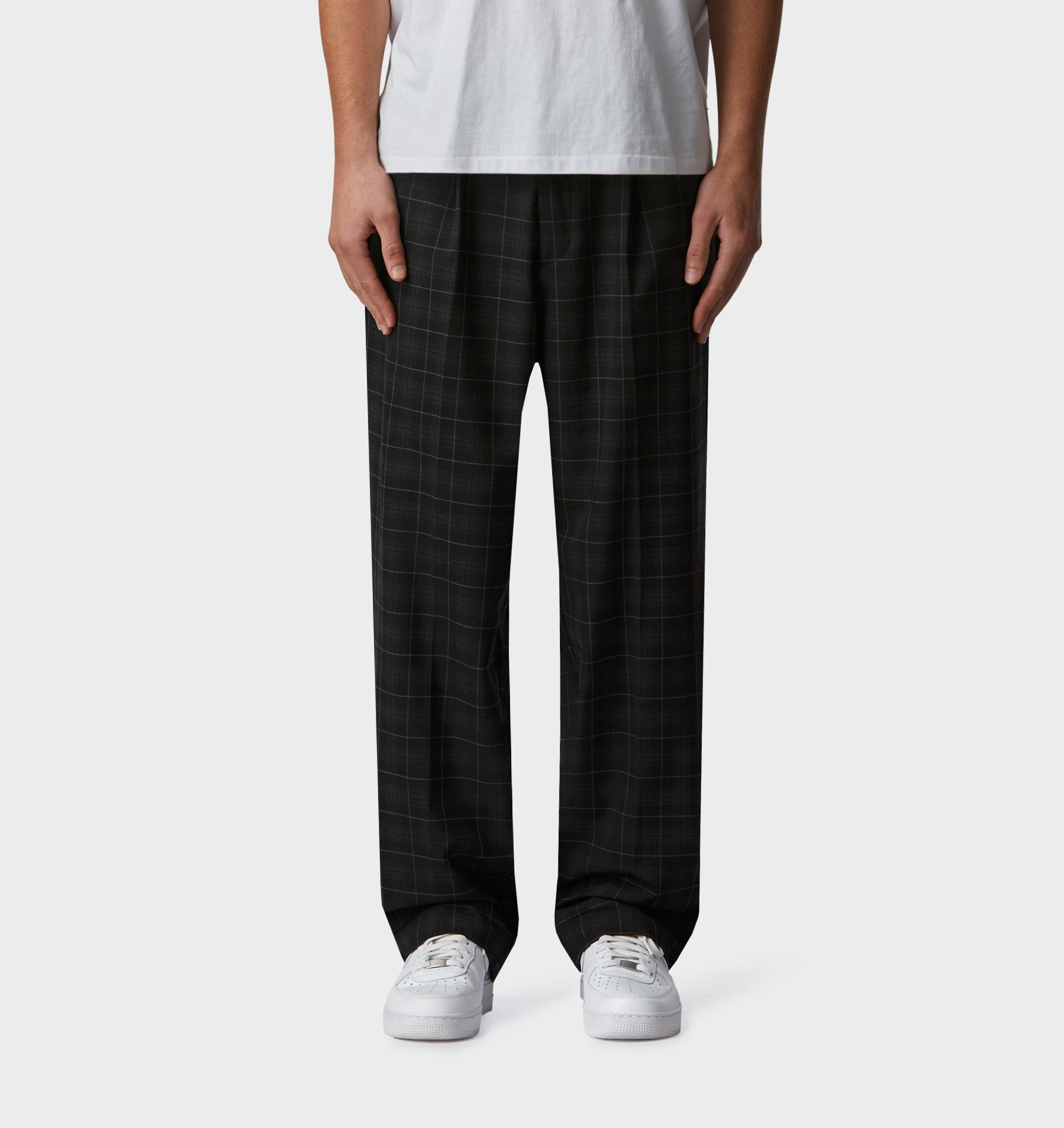 Winston Pant - Black Plaid Check