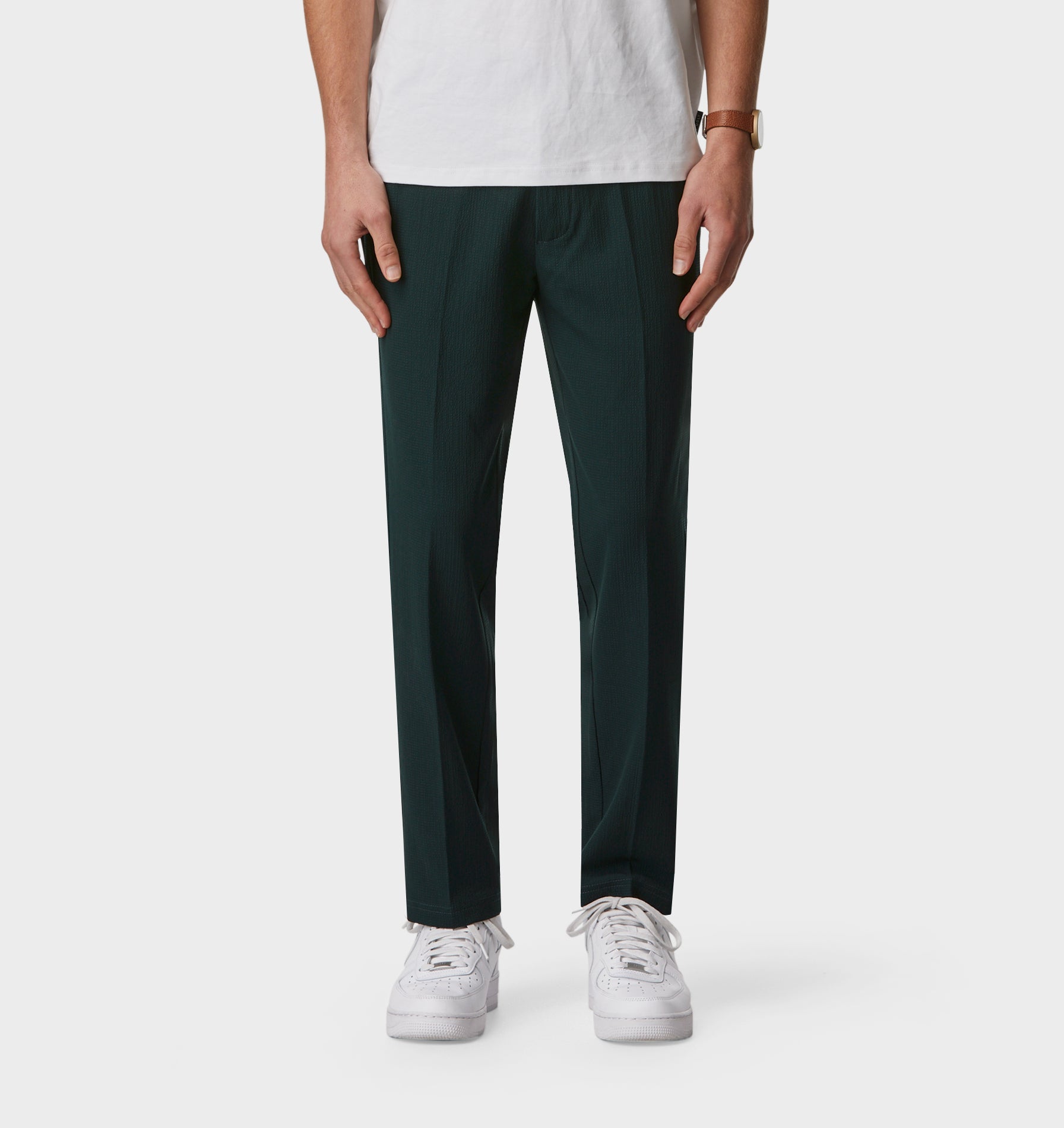 Seersucker Slim Kobe Pant - Tall - Dark Green