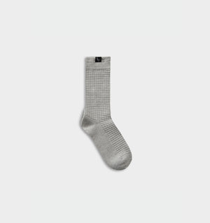 Waffle Sock - Stone Marle