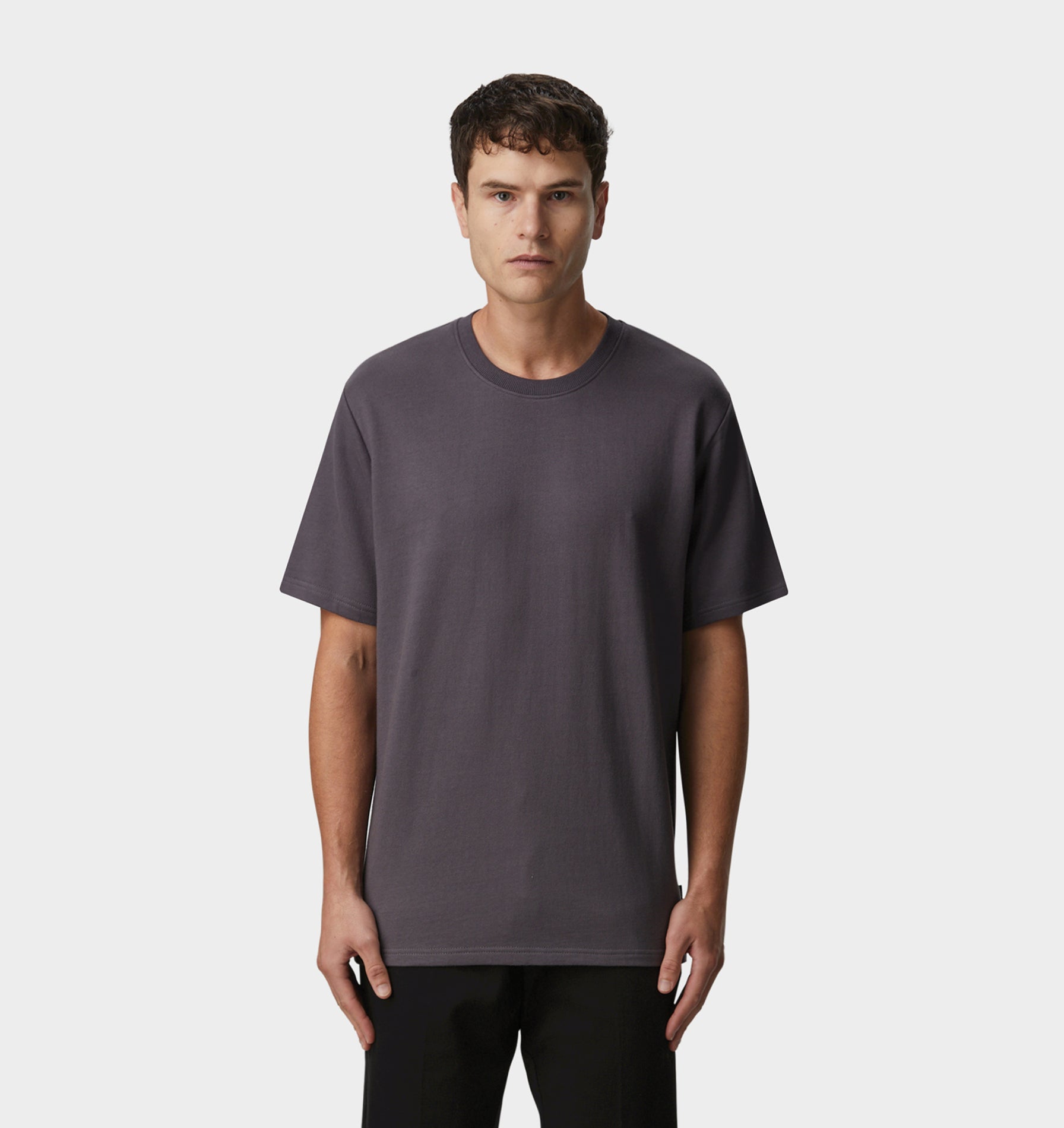 Heavy Chester Tee - Slate Blue