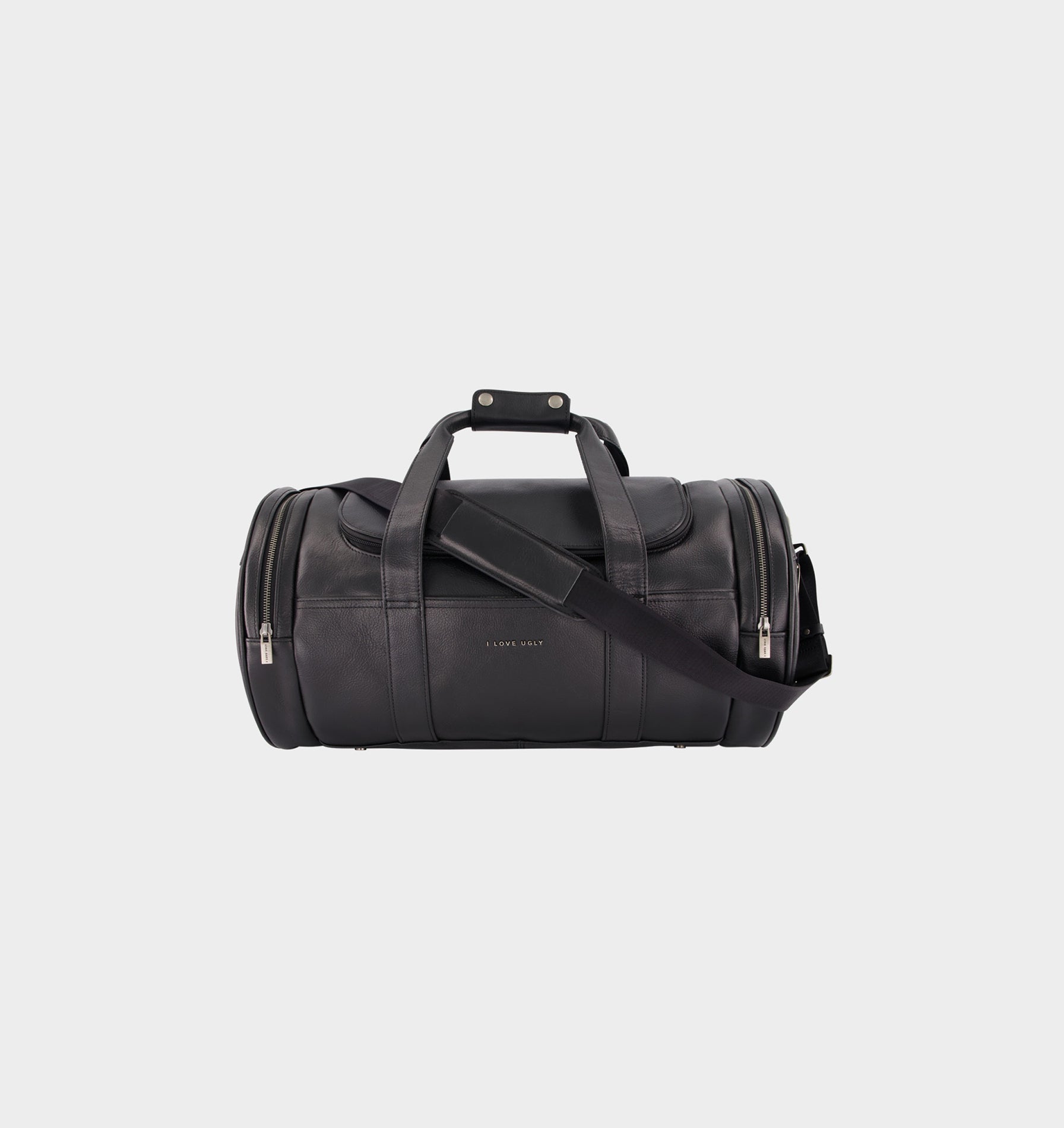 Floyd Leather Duffle Bag - Black