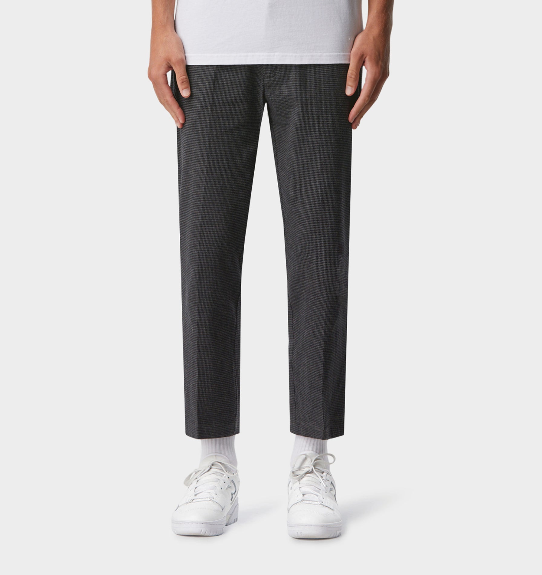 Slim Kobe Pant - Charcoal Houndstooth