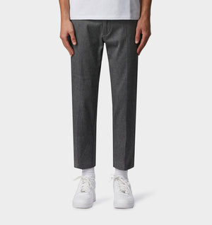 Slim Kobe Pant - Charcoal Herringbone