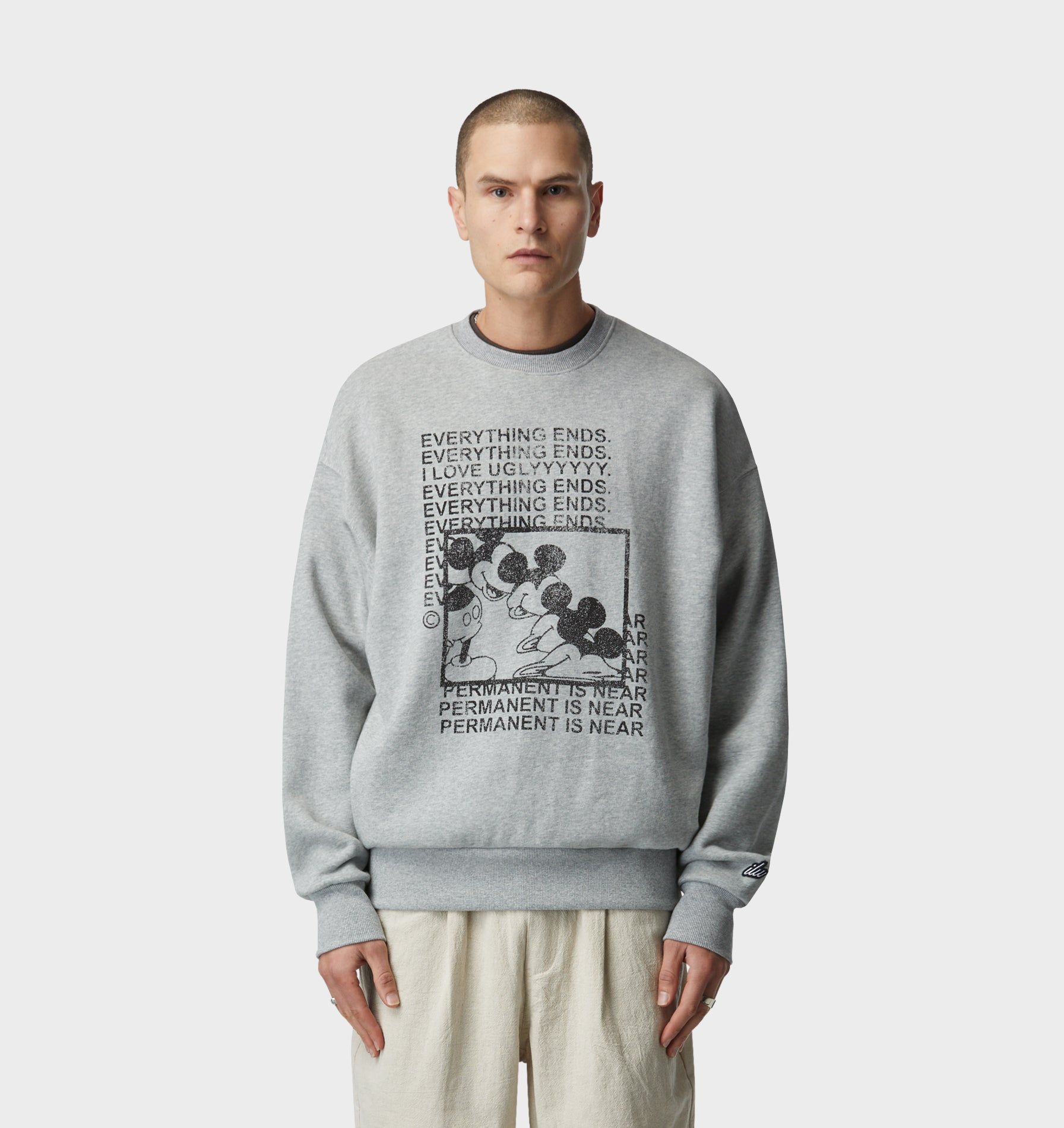 Everything Ends Box Crew 2.0 - Vintage Grey