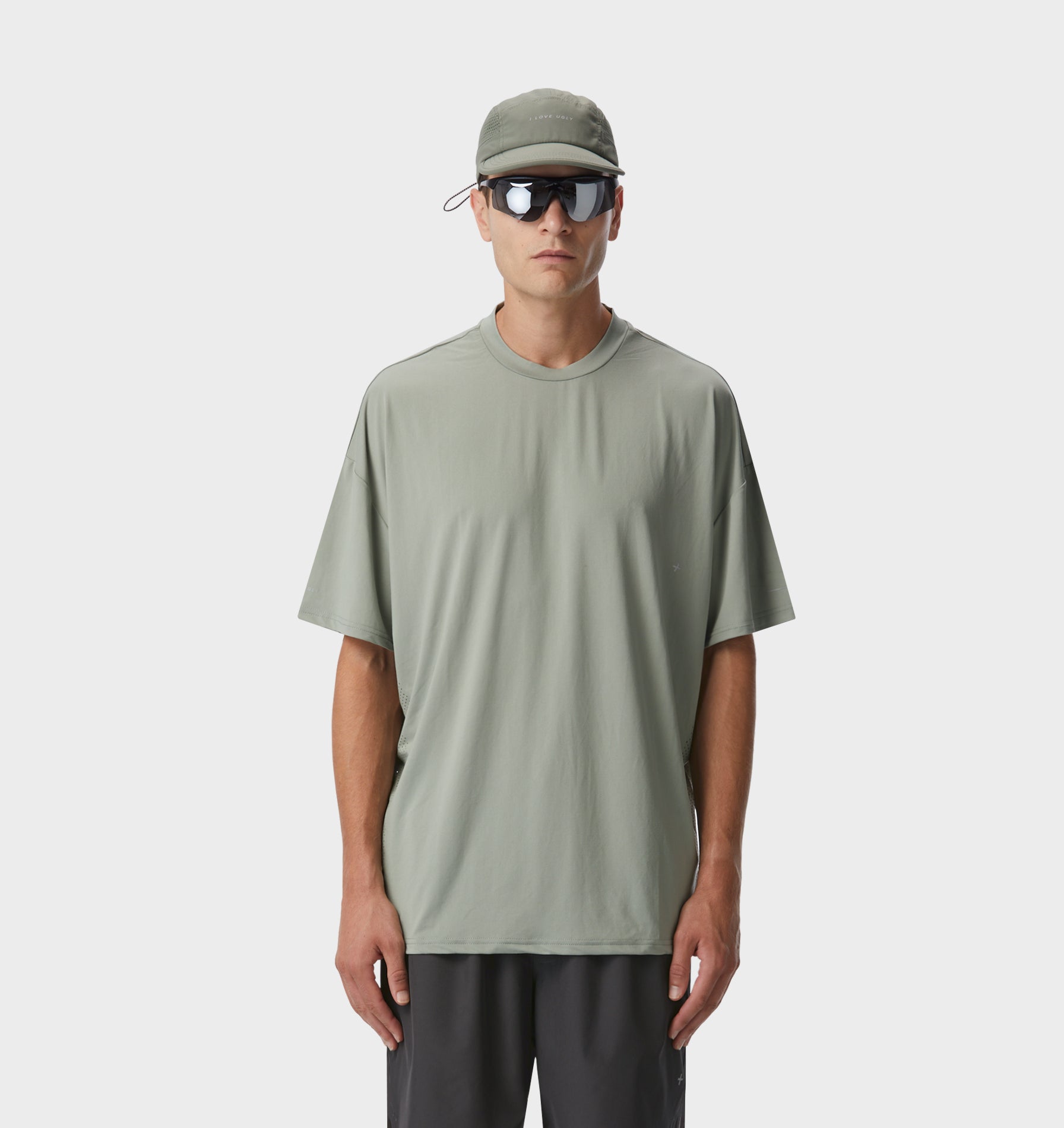 Active Box Tee - Foam Grey