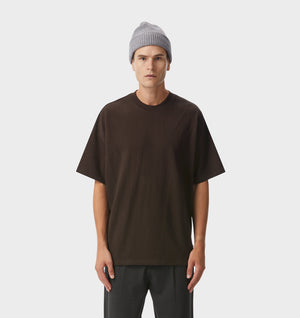 Heavy Box Tee - Coffee Bean