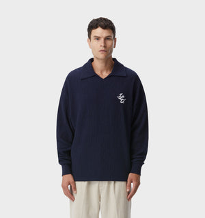 Josiah LS Polo - Navy