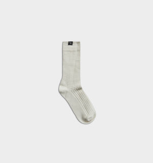 Waffle Sock - Off White