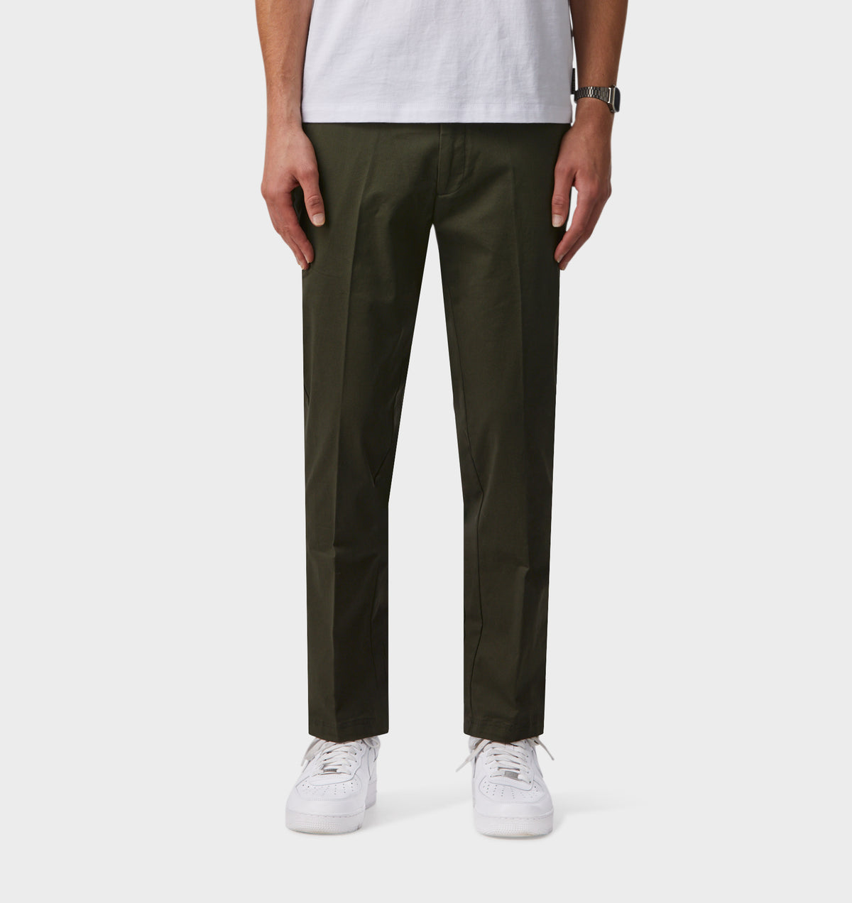 Printed Twill Slim Kobe pant - Tall - Khaki/Black