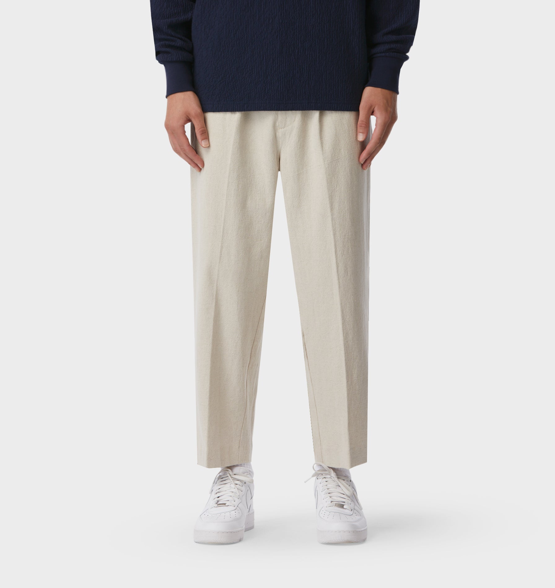 Linen Devin Pant - Bone