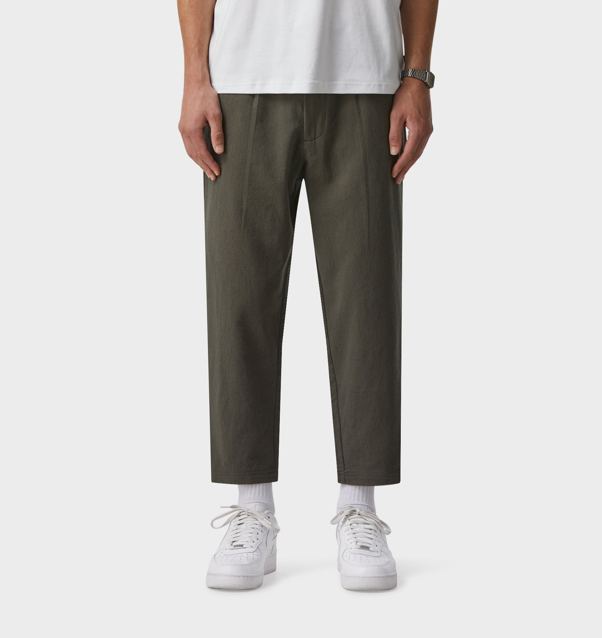 Linen Kobe Pant - Dark Green