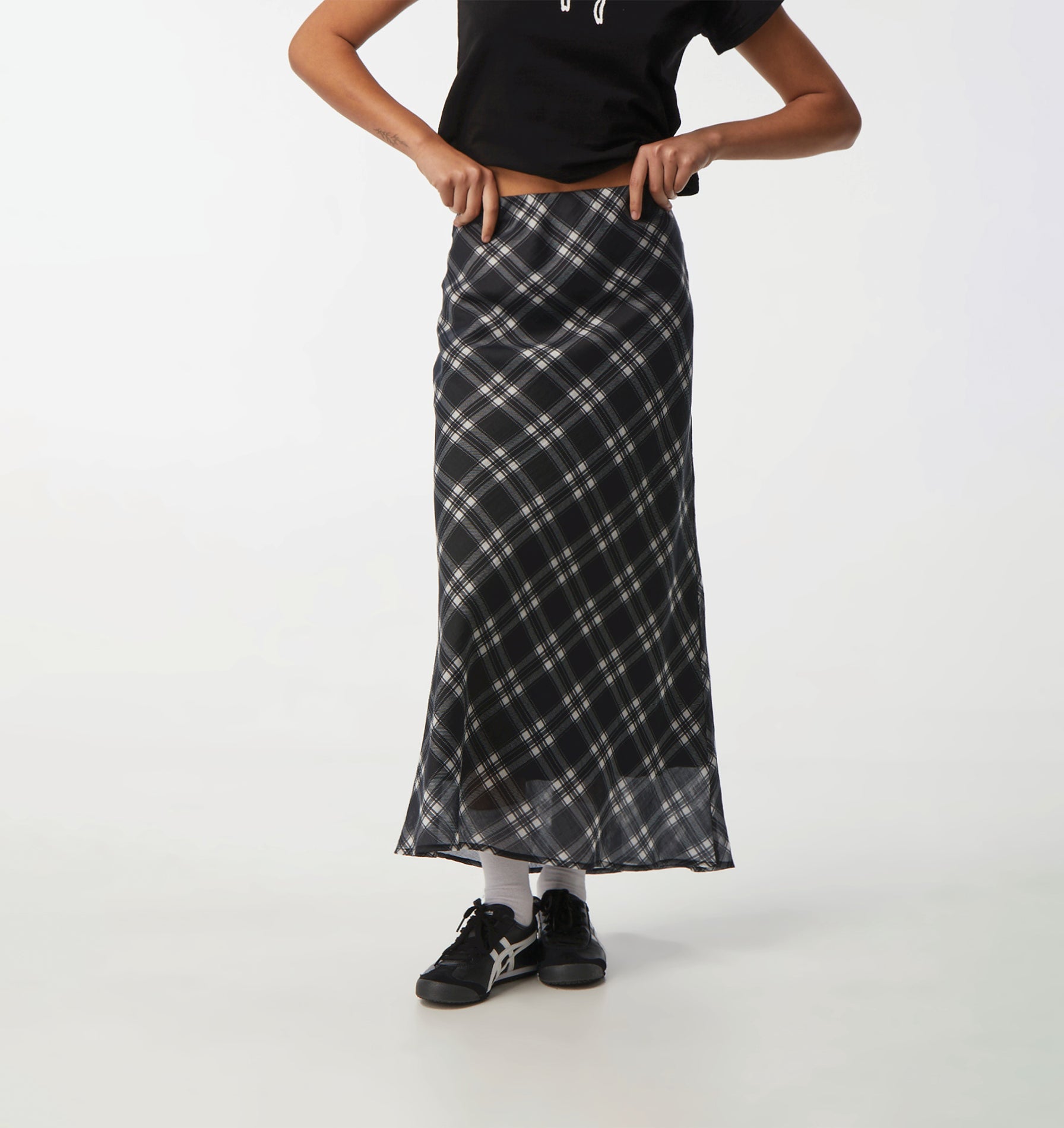 Finley Skirt - Black Check