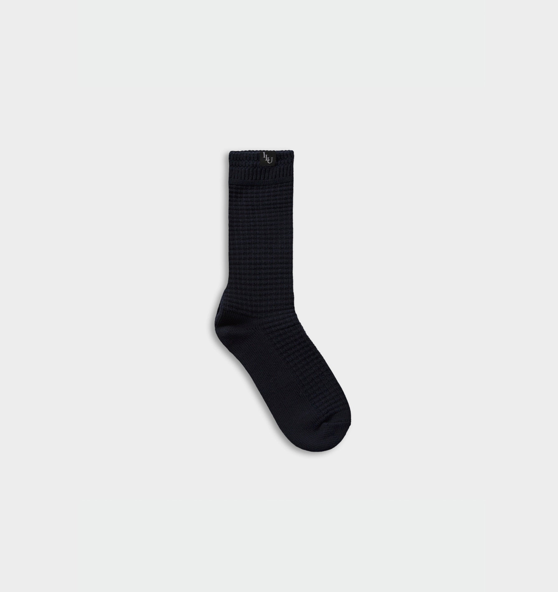 Waffle Sock - Navy