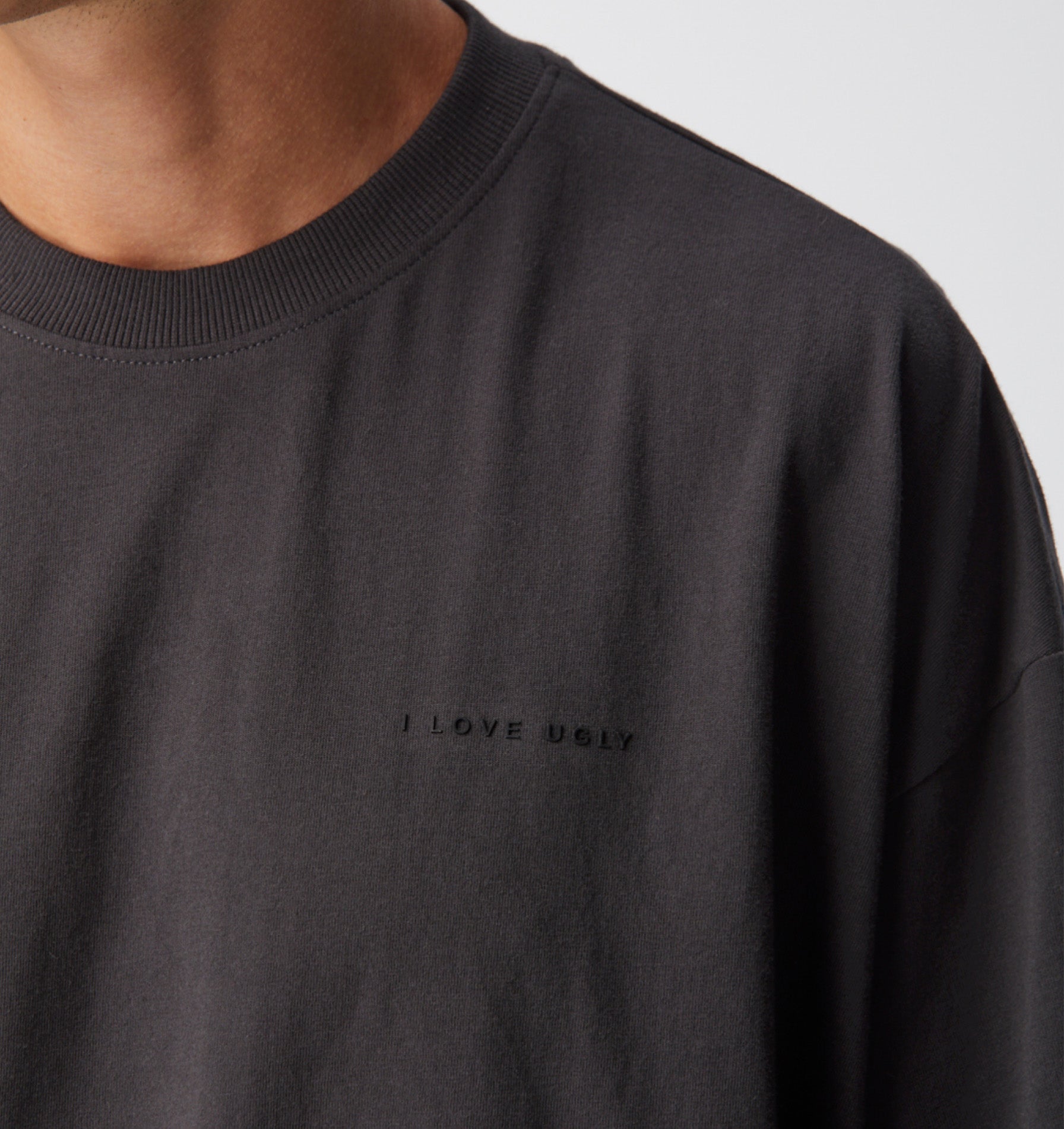 Box Tee - Charcoal