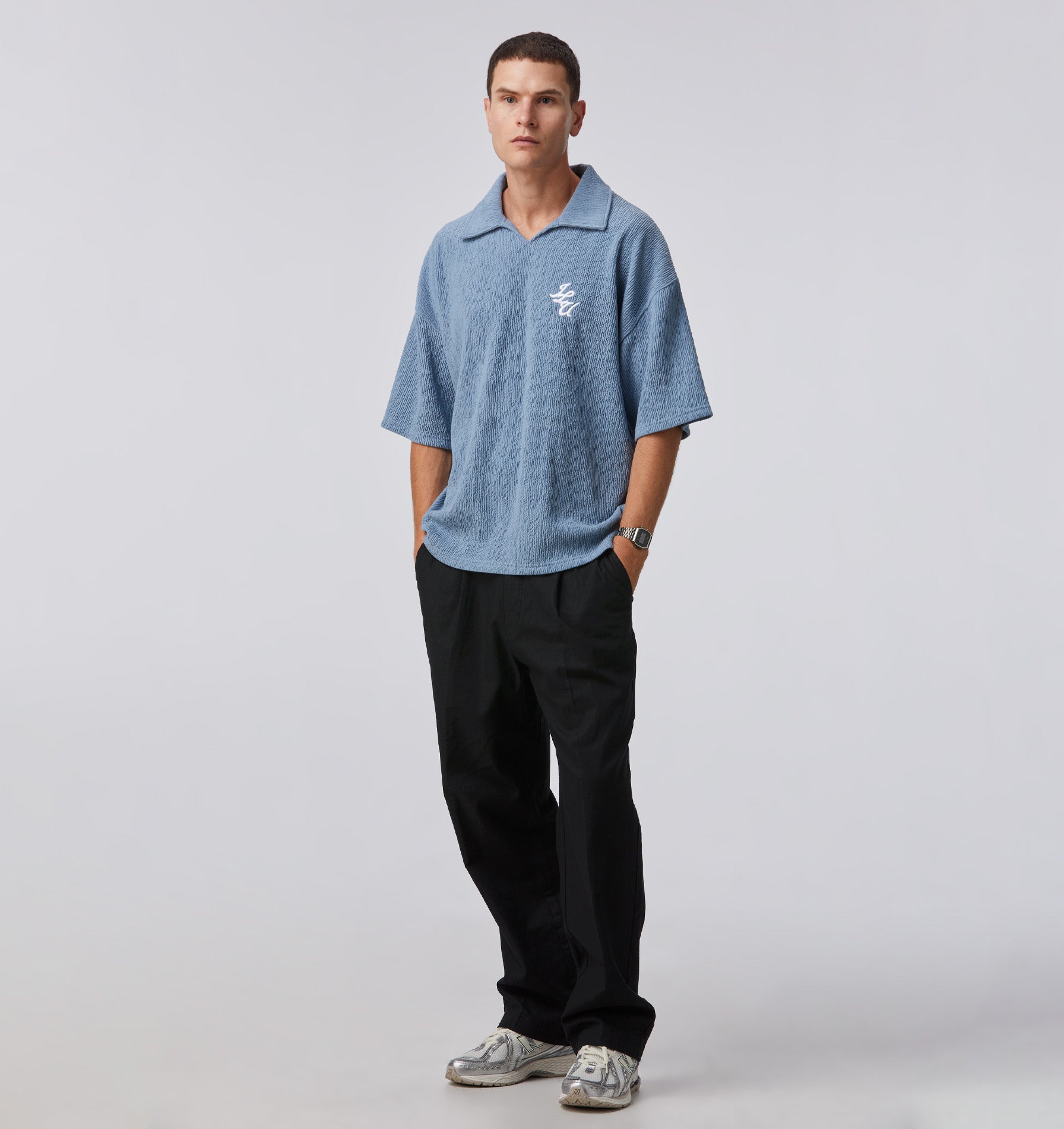 Linen Winston Pant - Black