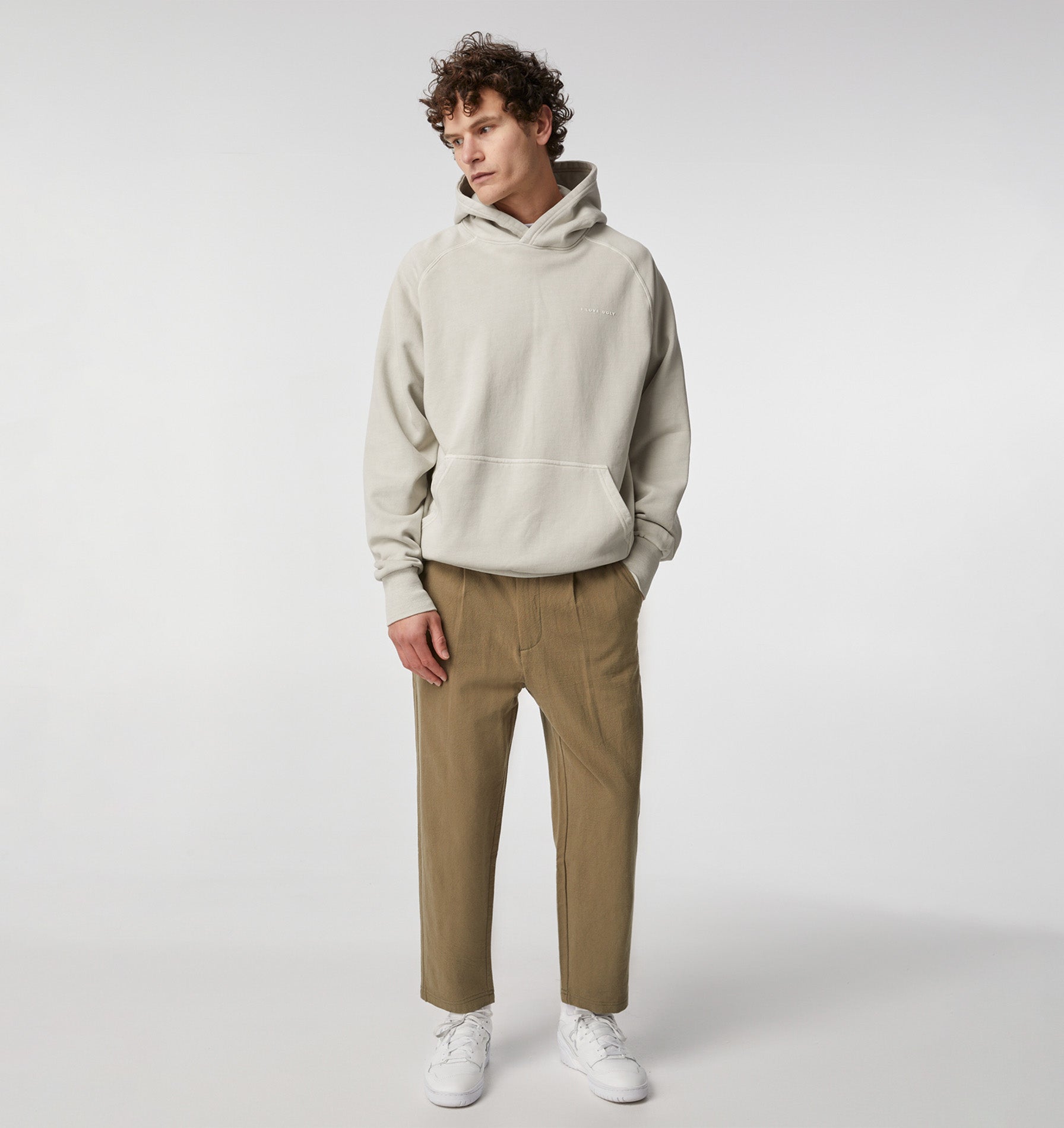 Linen Kobe Pant - Dusty Green