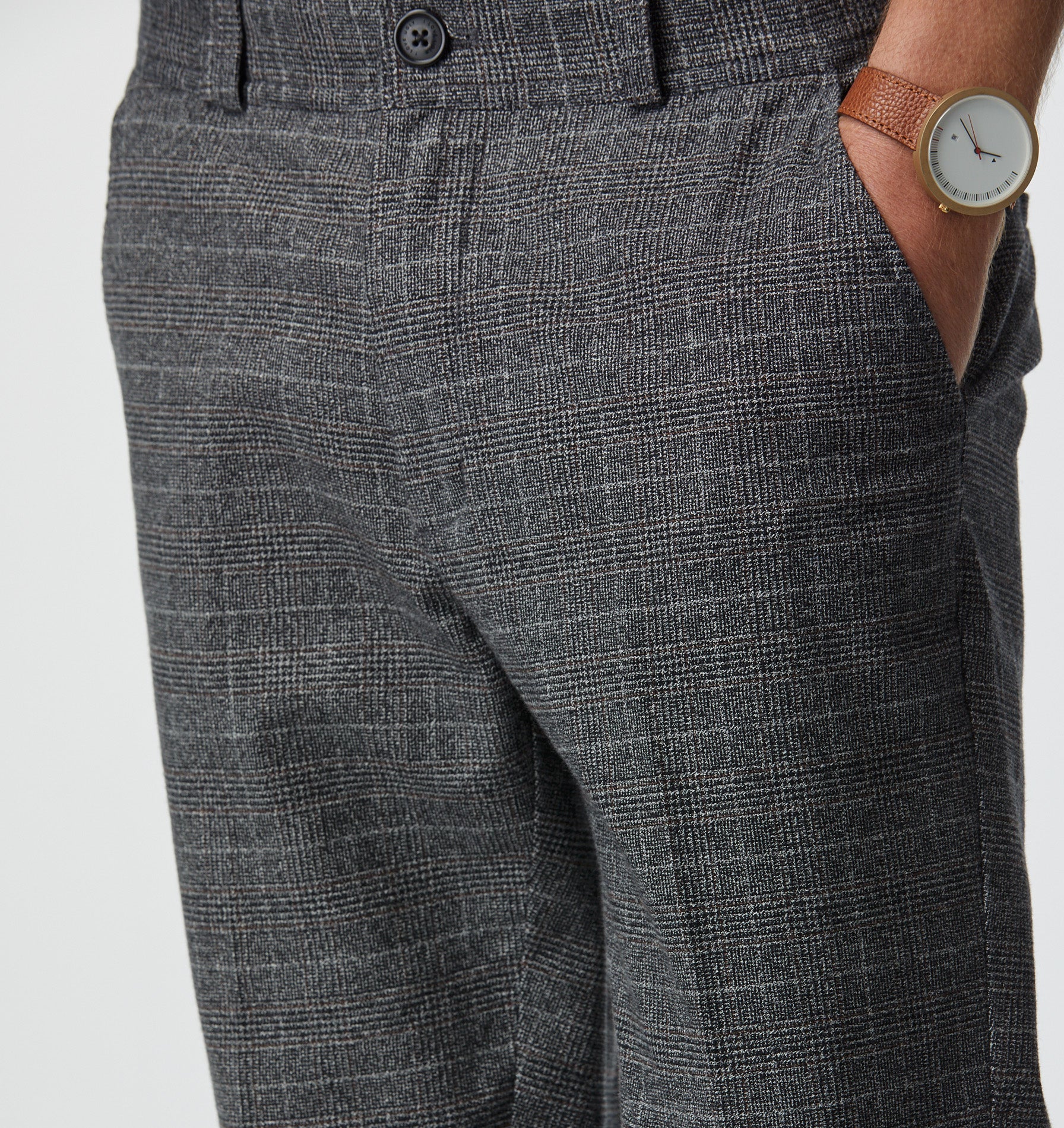 Slim Kobe Pant - Tall - Charcoal Plaid