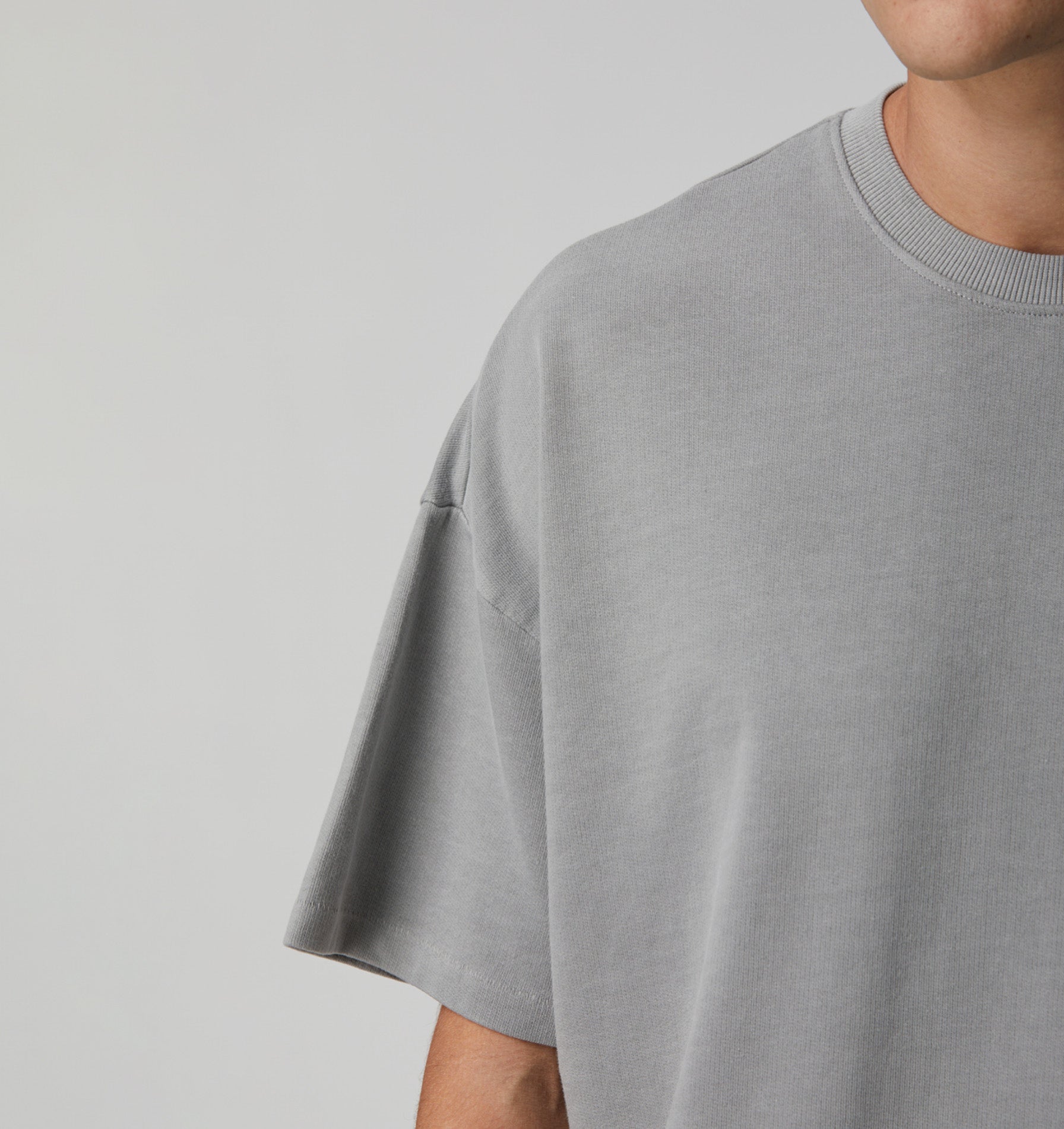 Heavy Lewi Tee - Washed Grey