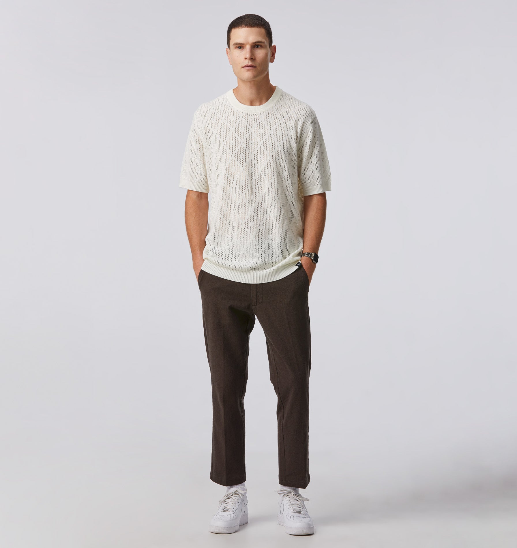 Linen Slim Kobe Pant - Regular - Espresso