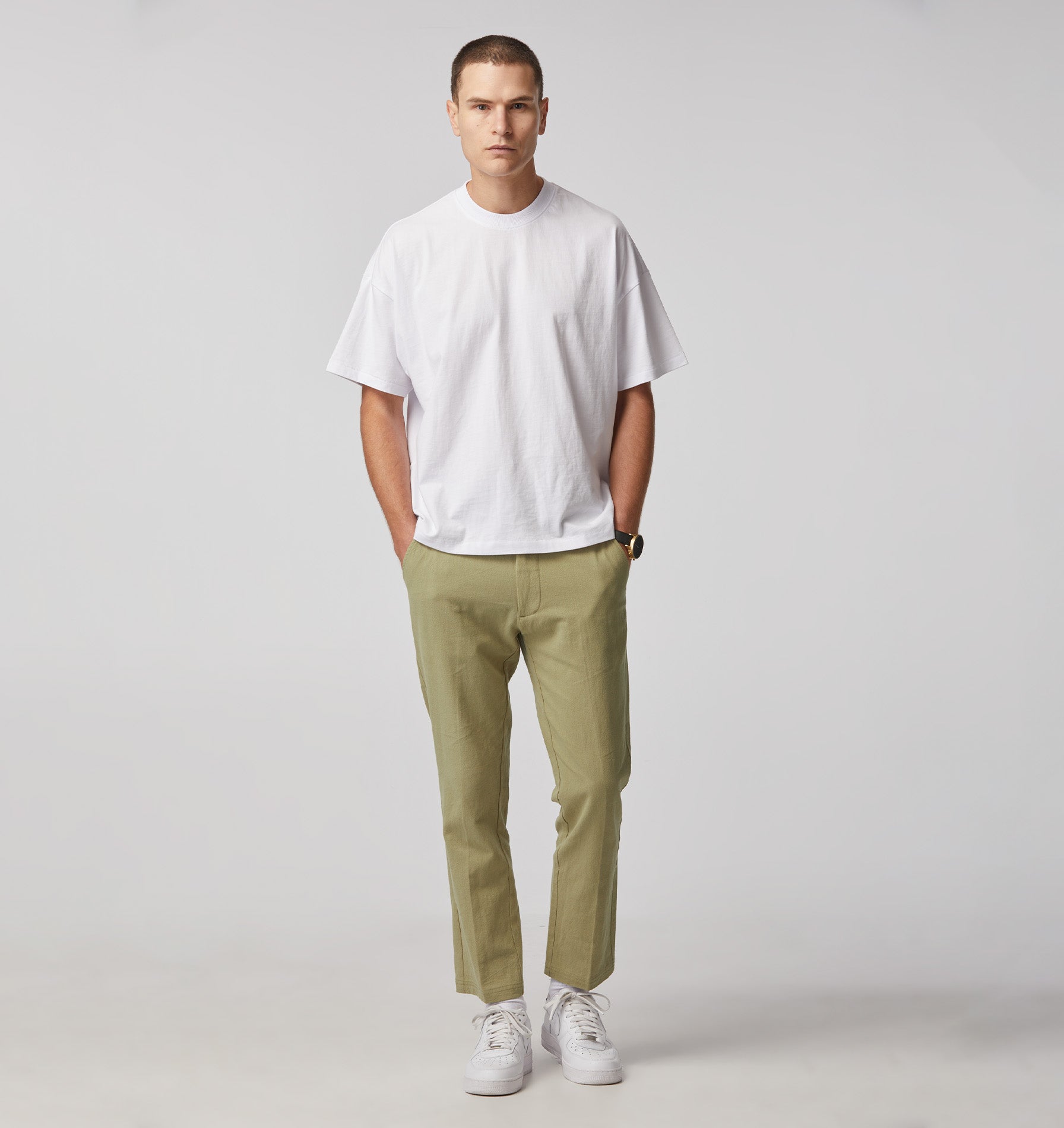 Linen Slim Kobe Pant - Tall - Sage