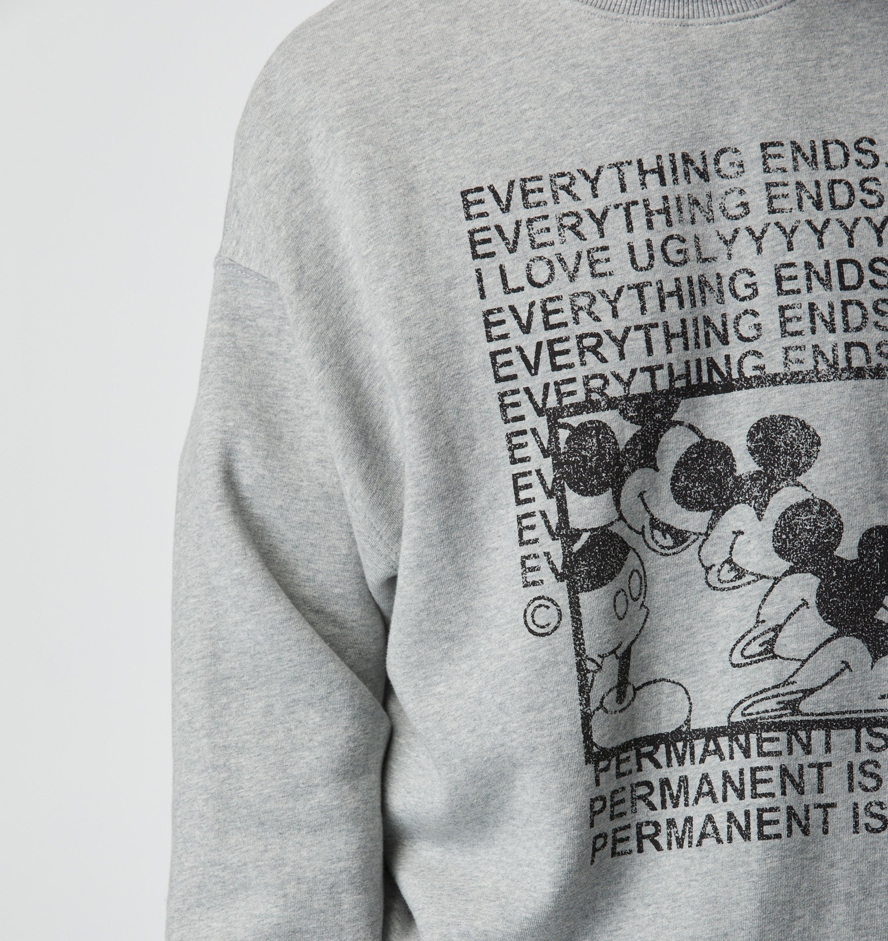 Everything Ends Box Crew 2.0 - Vintage Grey