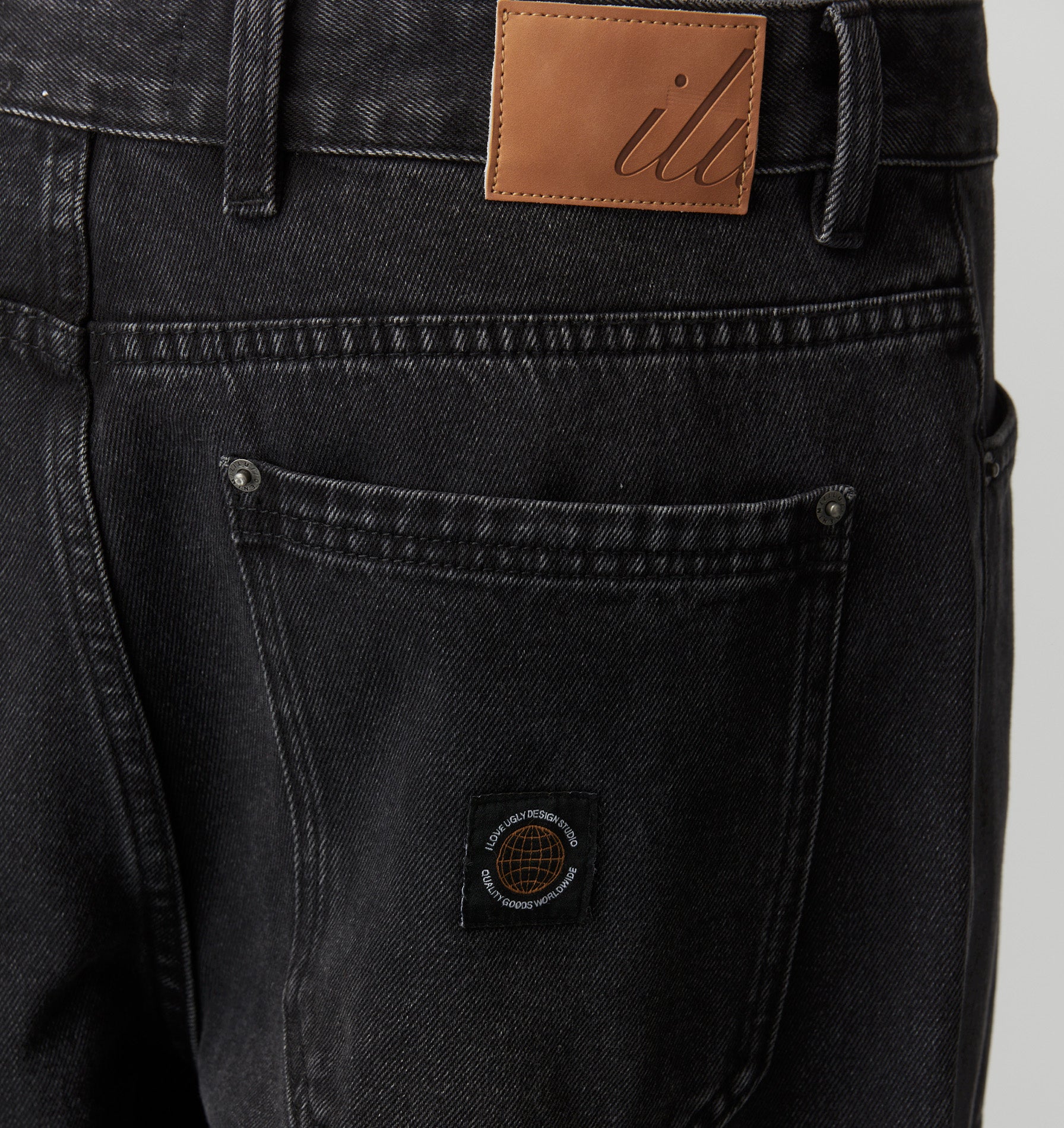 Manny Workers Denim - Washed Black