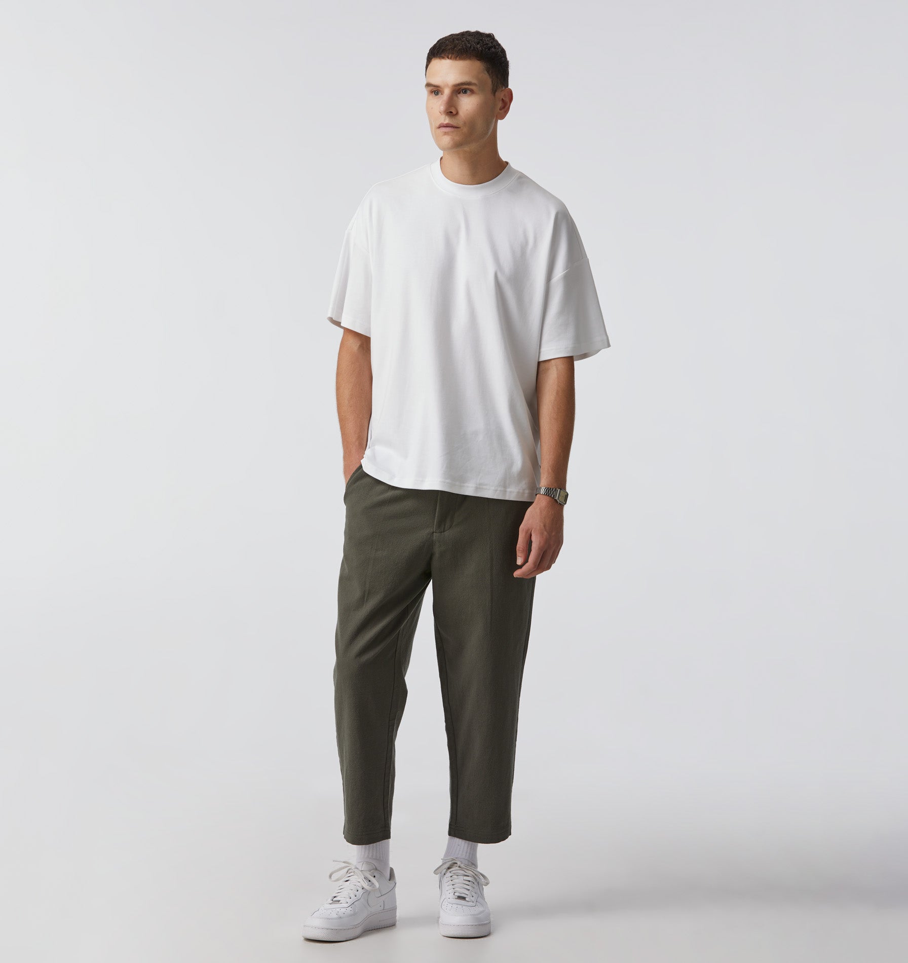 Linen Kobe Pant - Dark Green