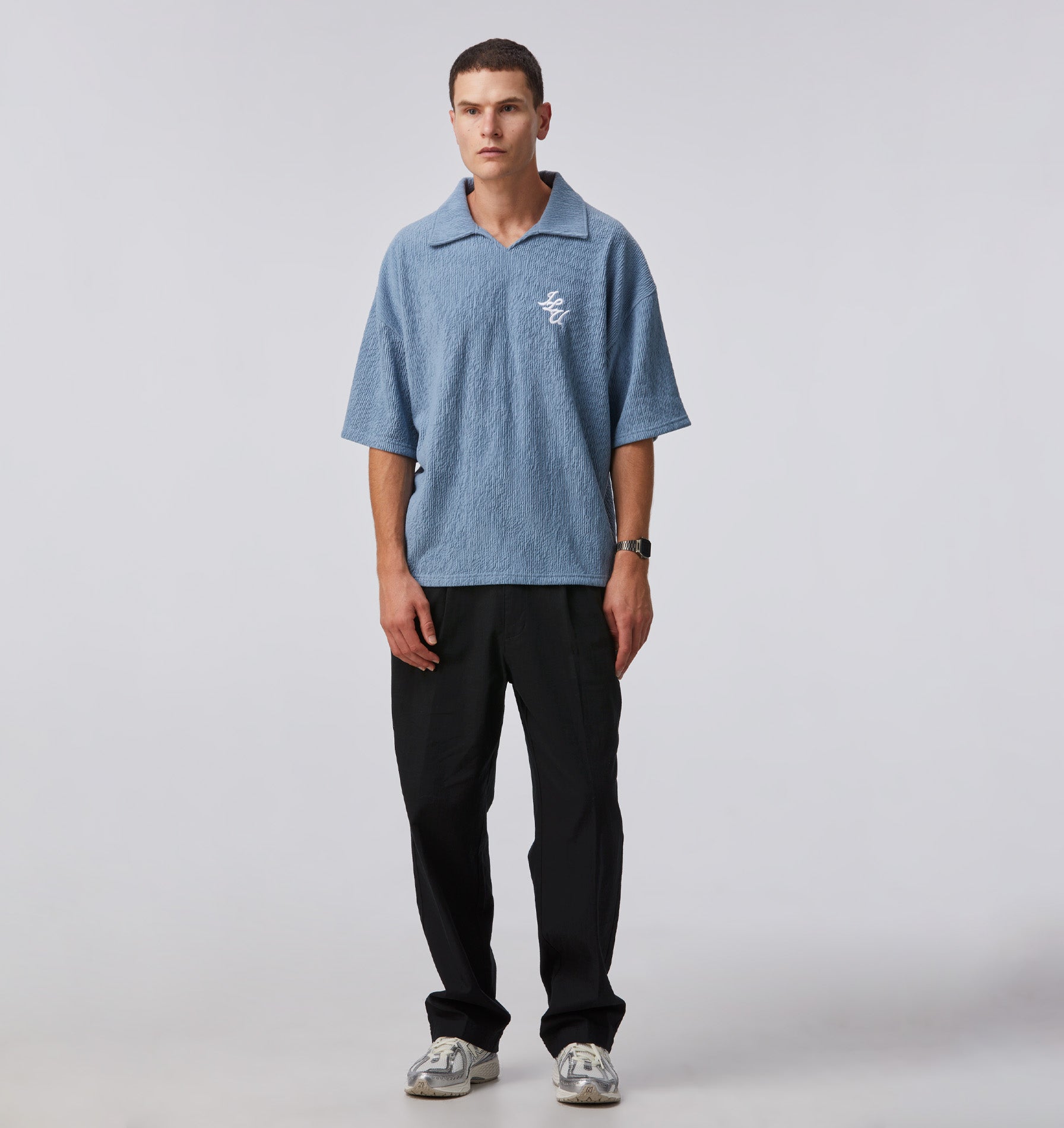 Jose SS Polo - Slate Grey