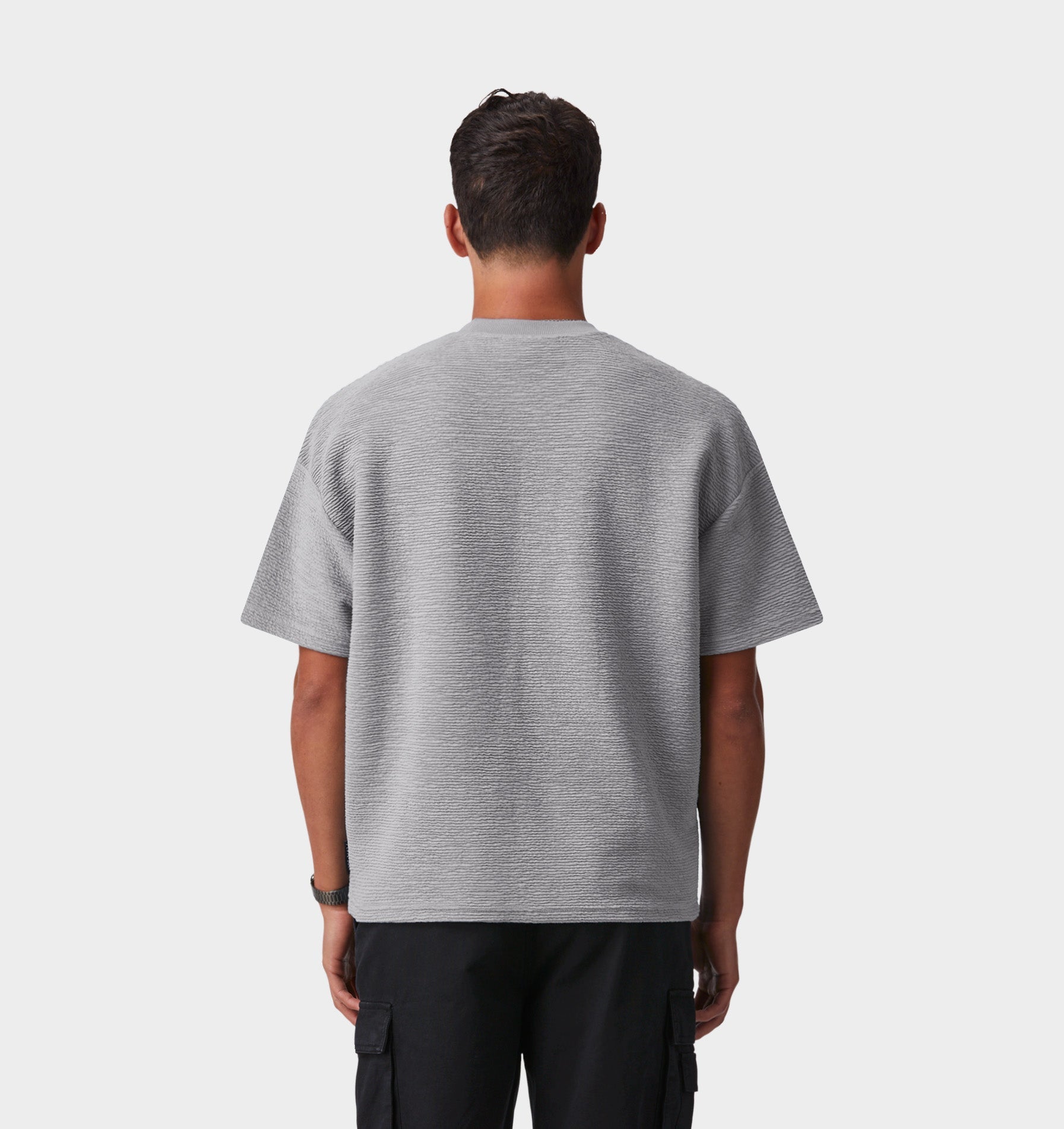 Ridged Lewi Tee - Vintage Grey