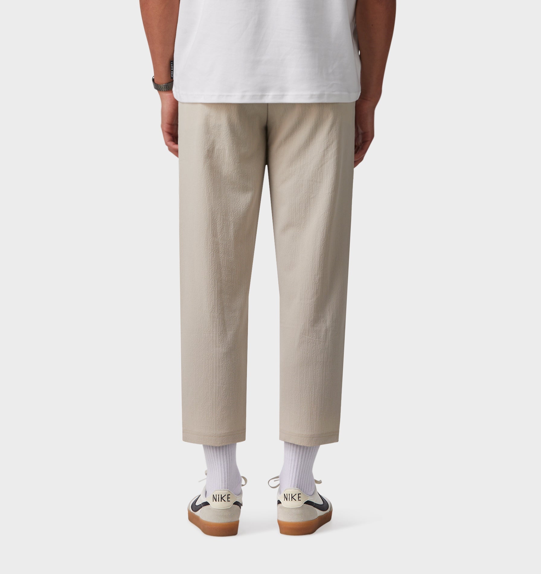 Seersucker Kobe Pant - Bone