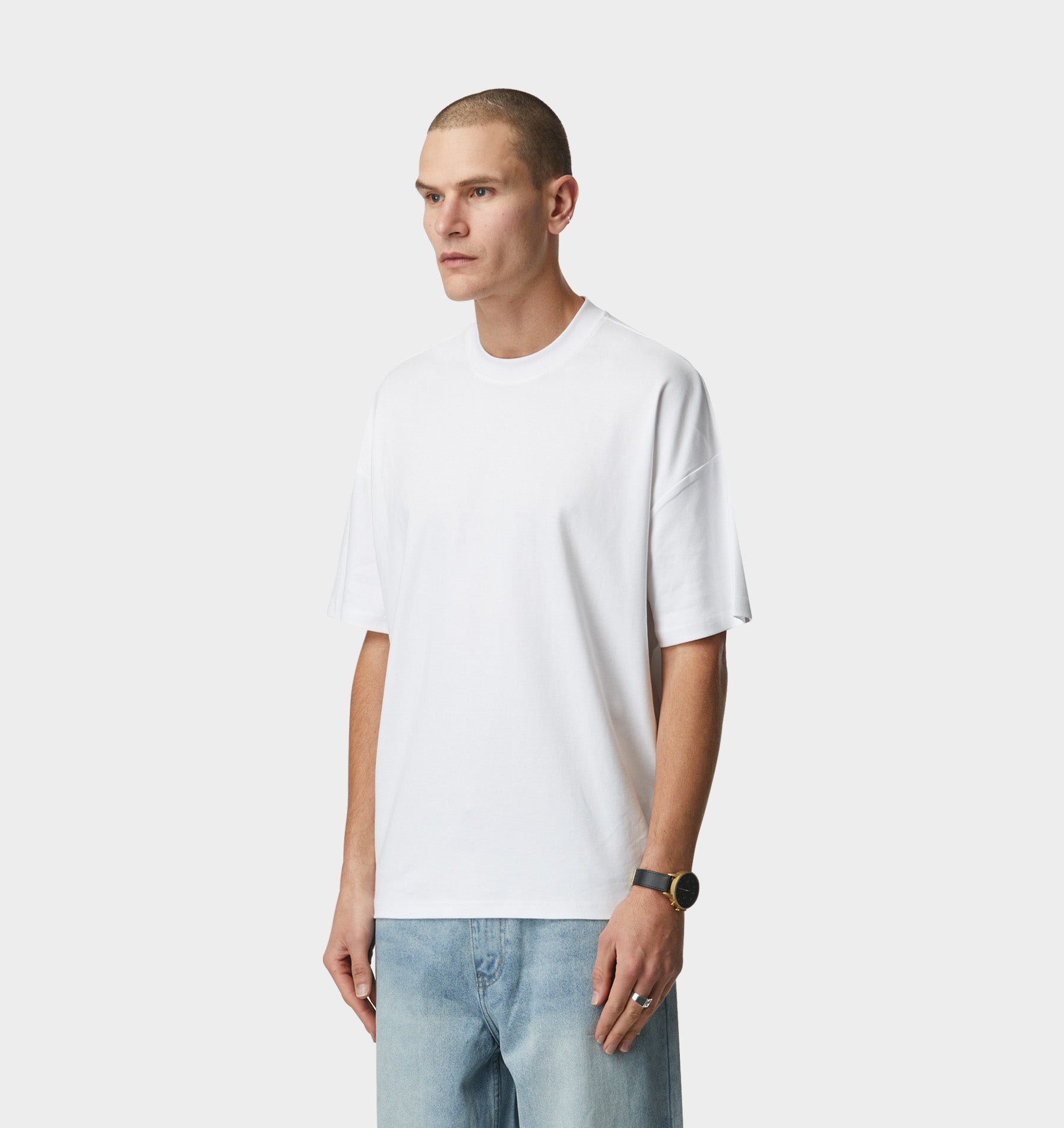 Interlock Lewi Tee - White