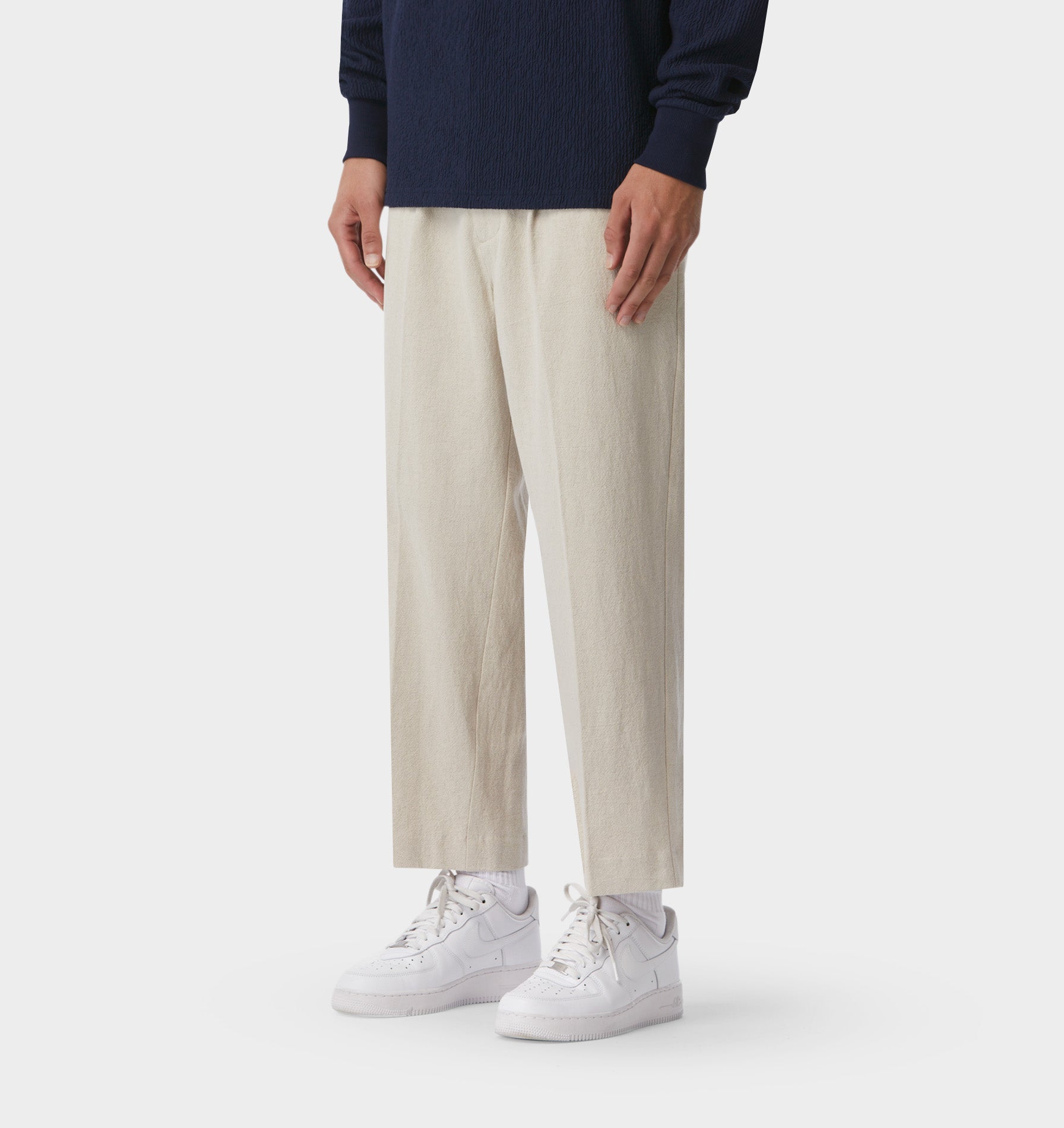 Linen Devin Pant - Bone