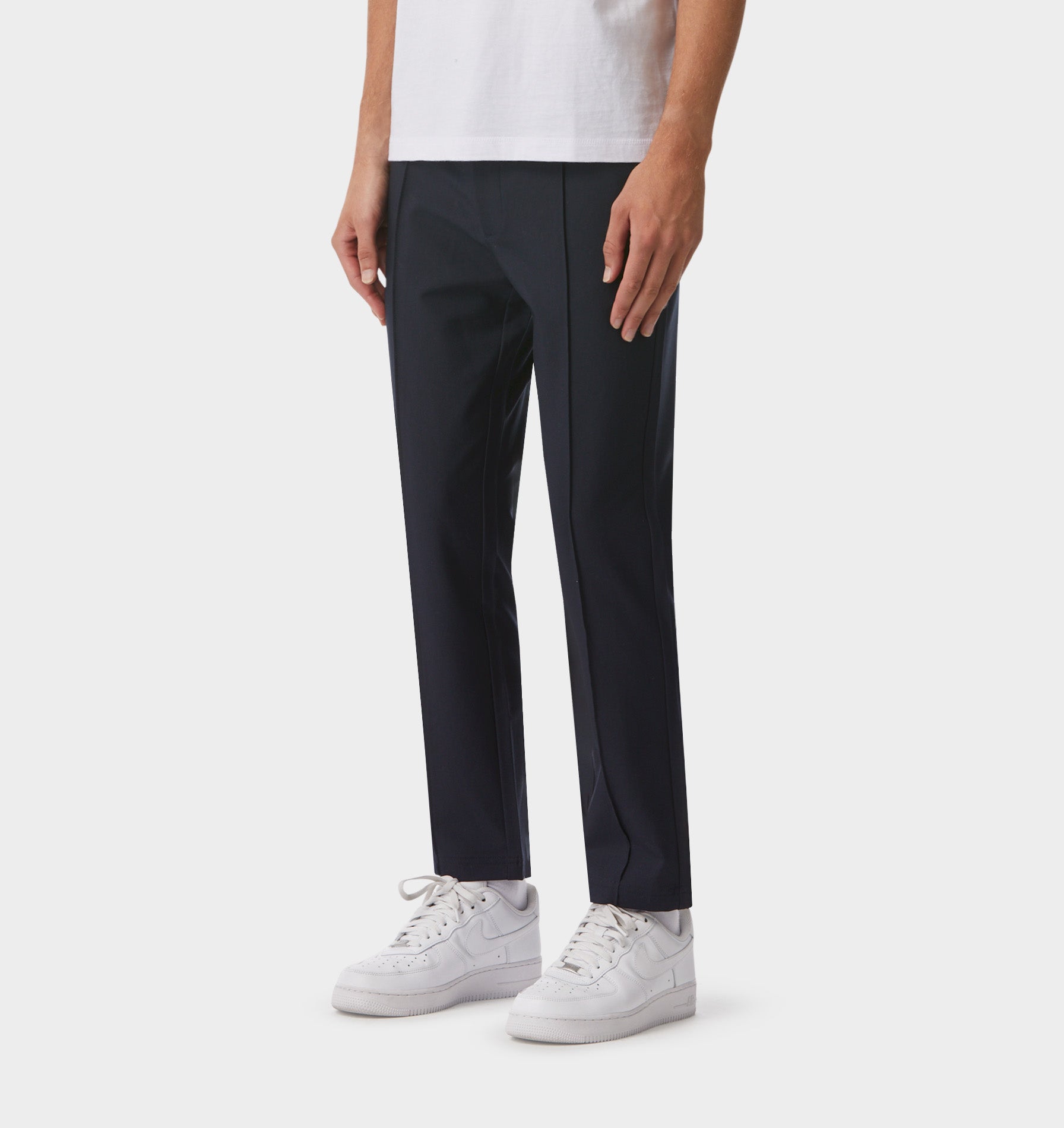 Pintuck Slim Kobe Pant - Tall - Navy