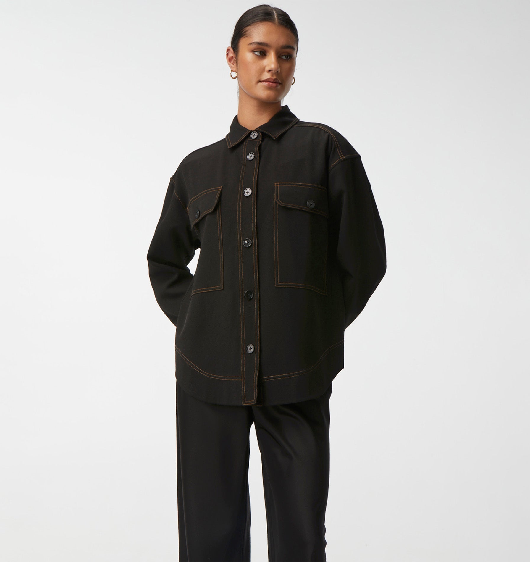 Dami Overshirt - Black