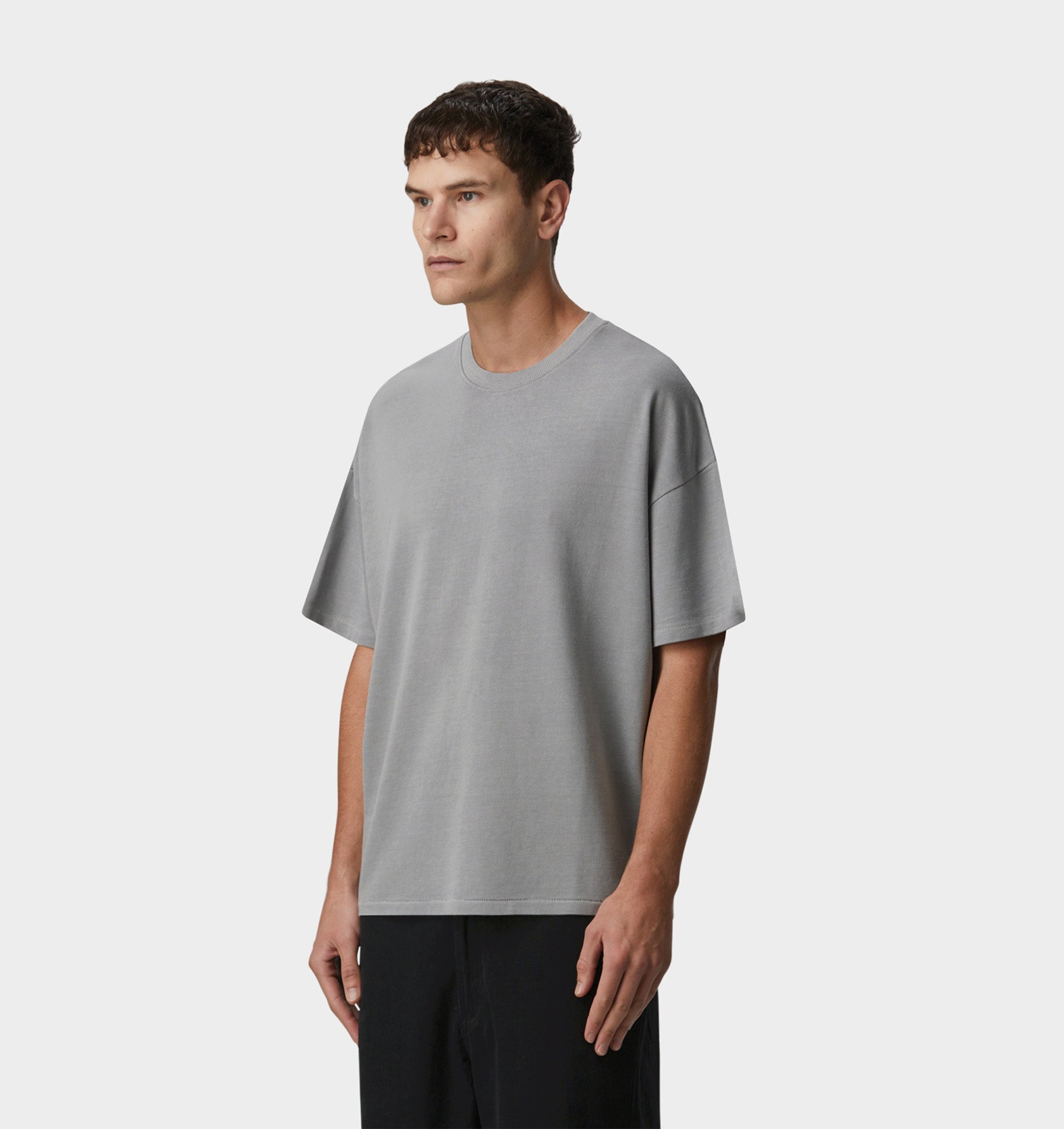 Heavy Lewi Tee - Washed Grey