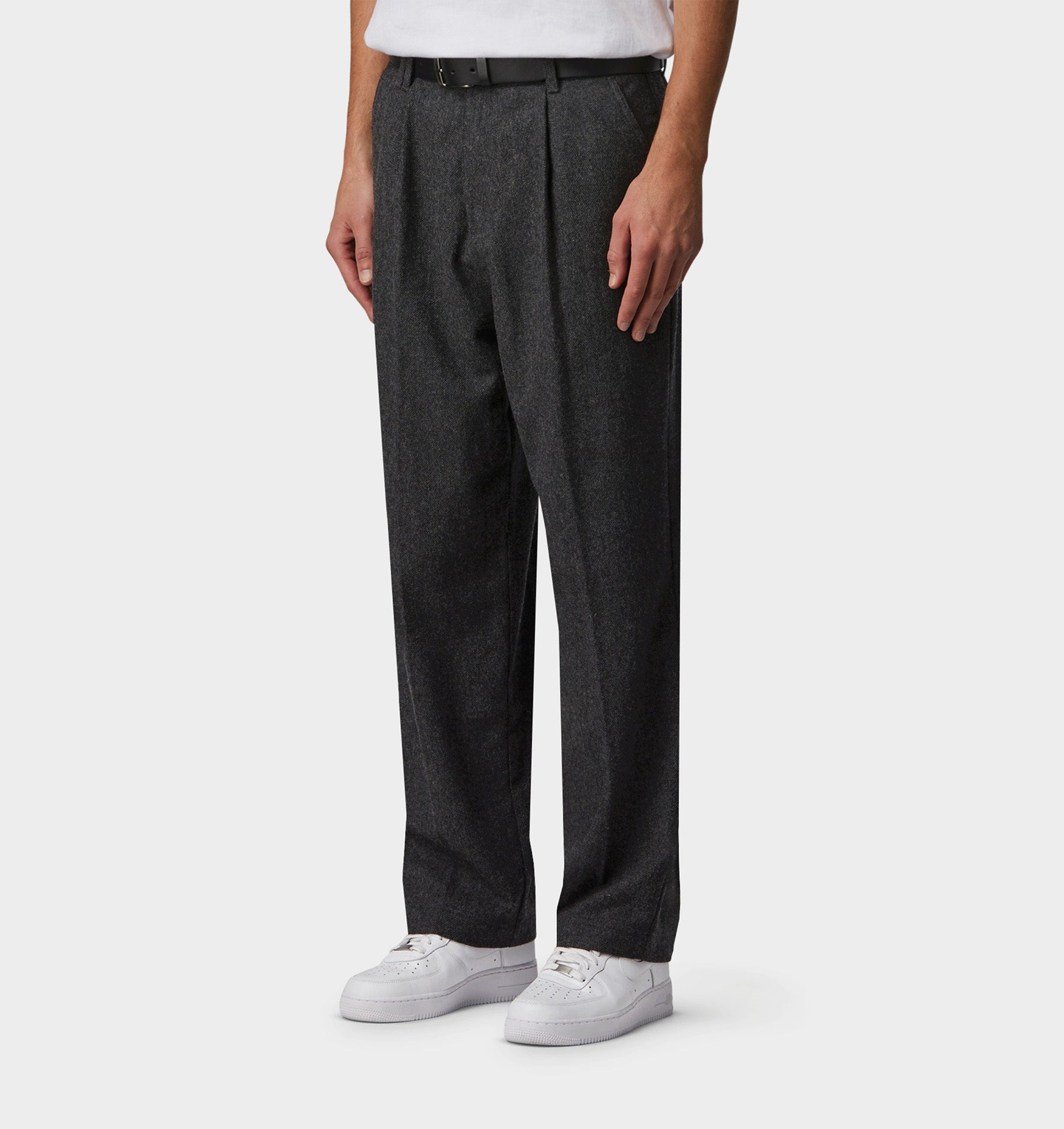 Winston Pant - Charcoal Wool