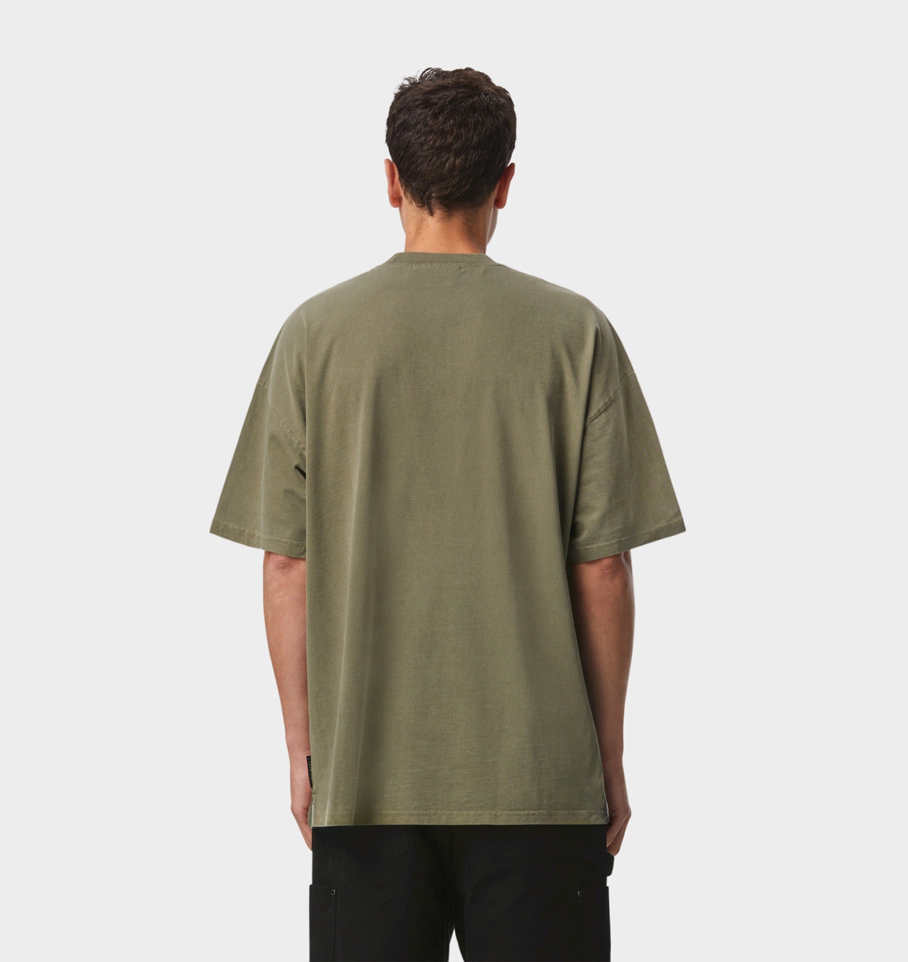 Box Tee - Washed Olive