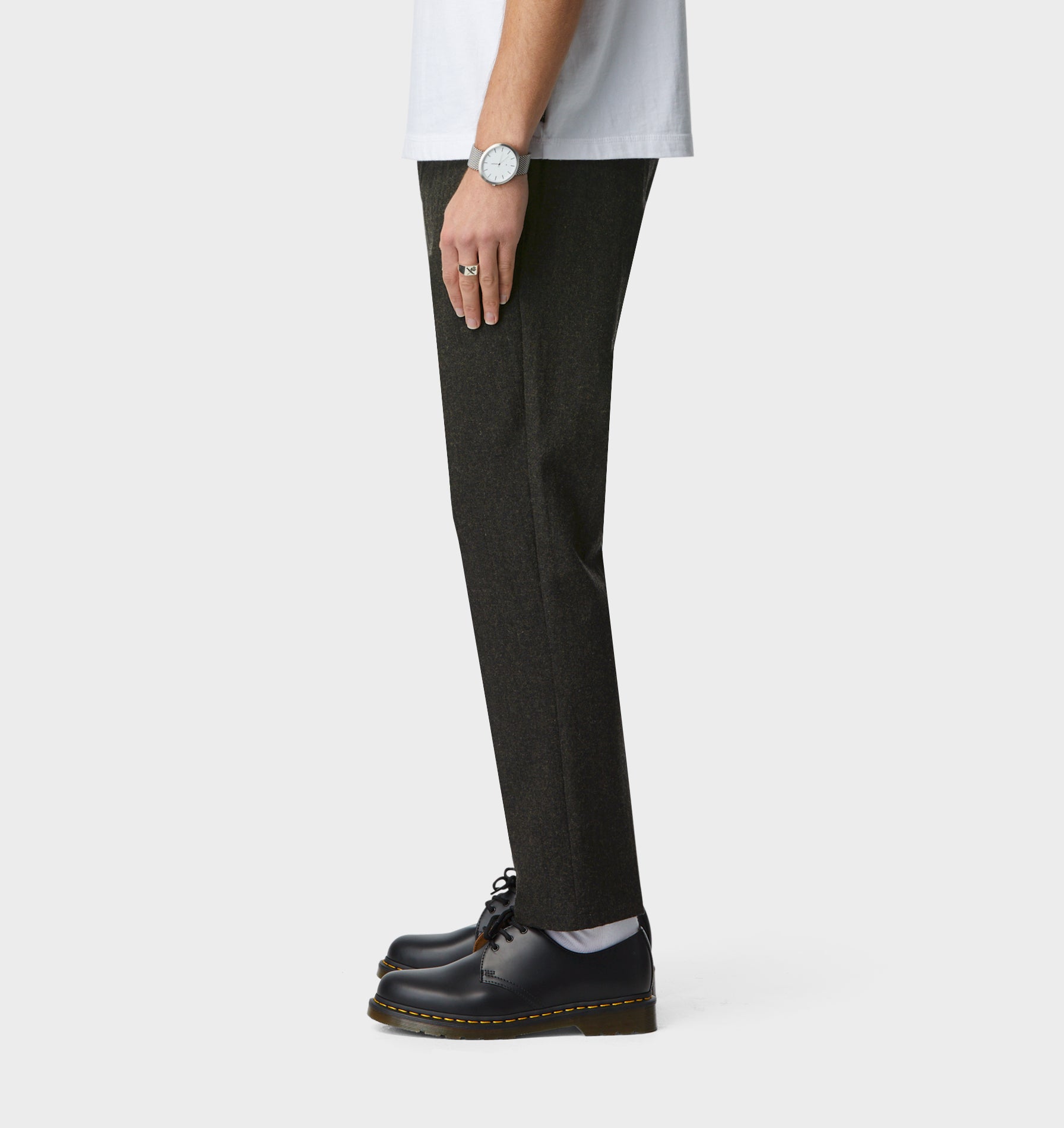 Slim Kobe Pant - Tall - Dark Olive Wool