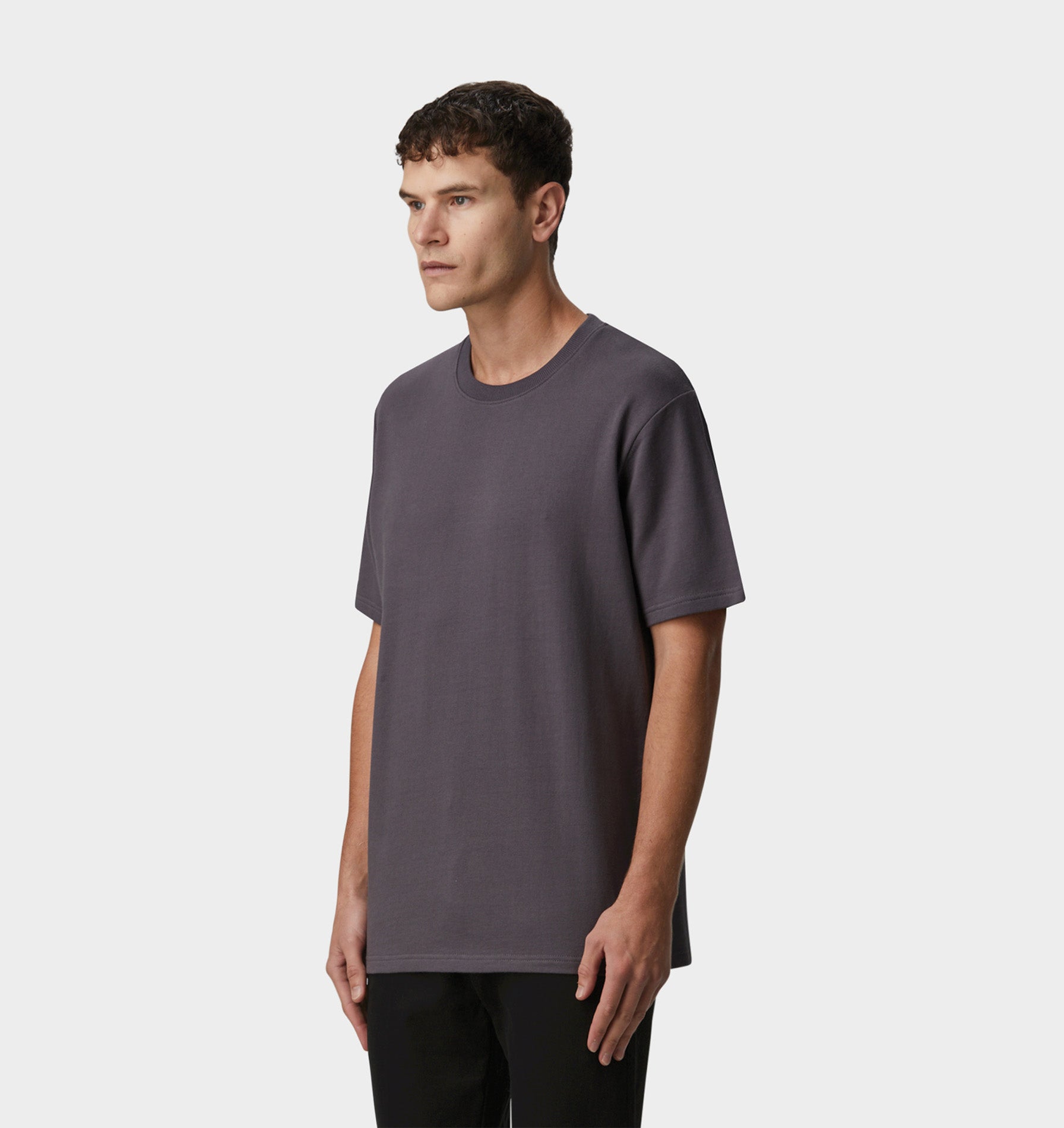 Heavy Chester Tee - Slate Blue