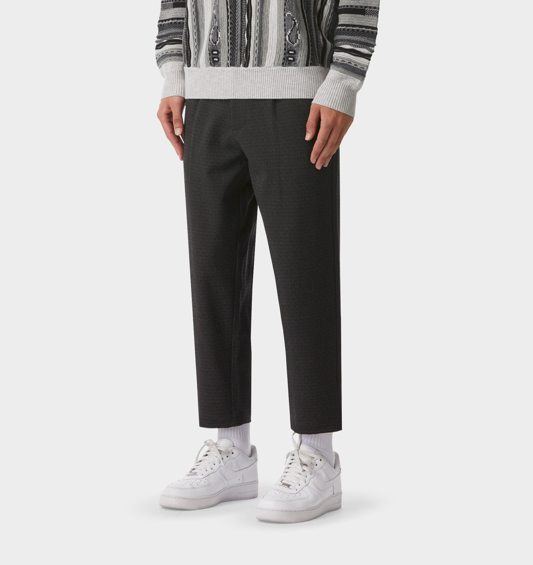 Kobe Pant - Charcoal Basket Check