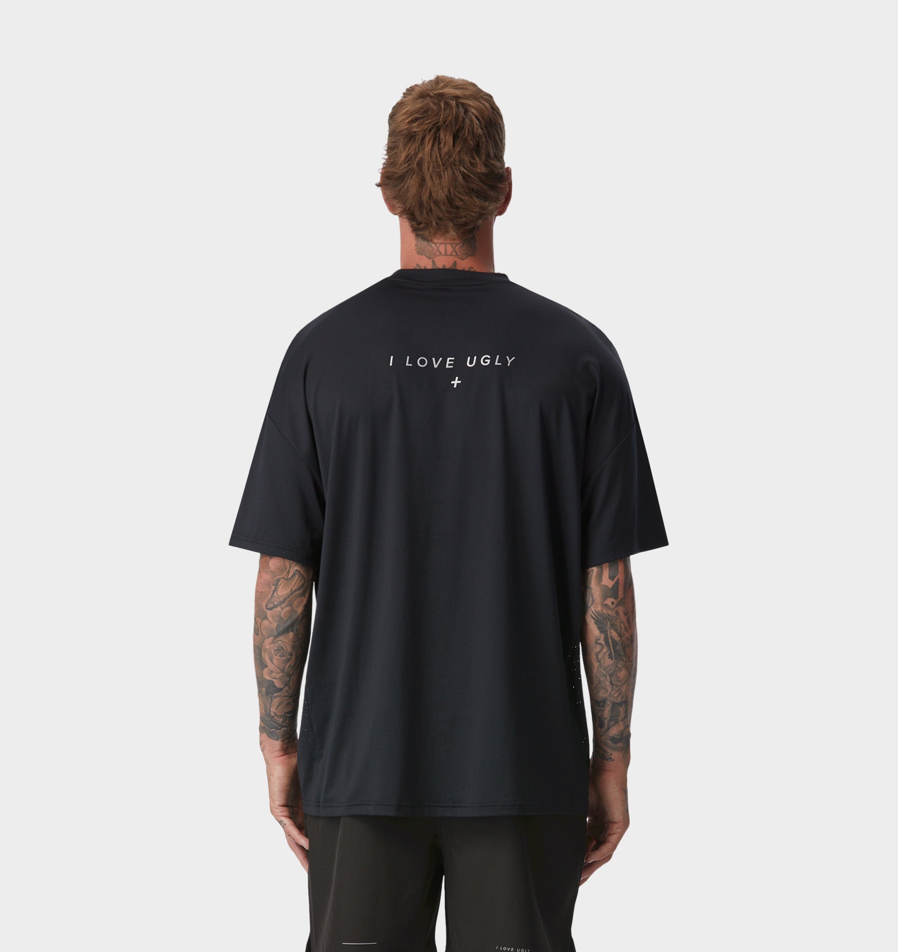 Logo Active Box Tee - Black