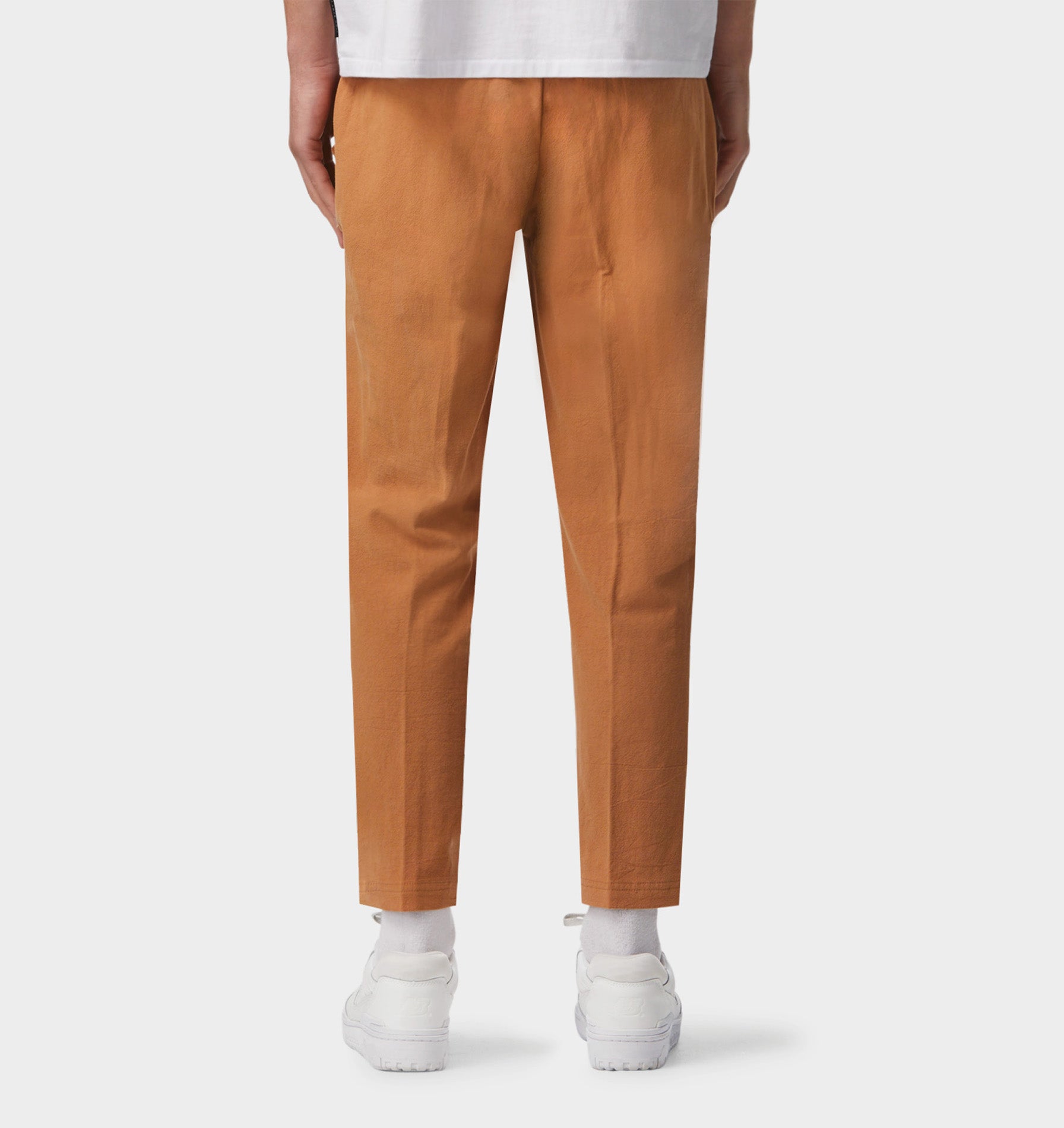 Linen Slim Kobe Pant - Toffee