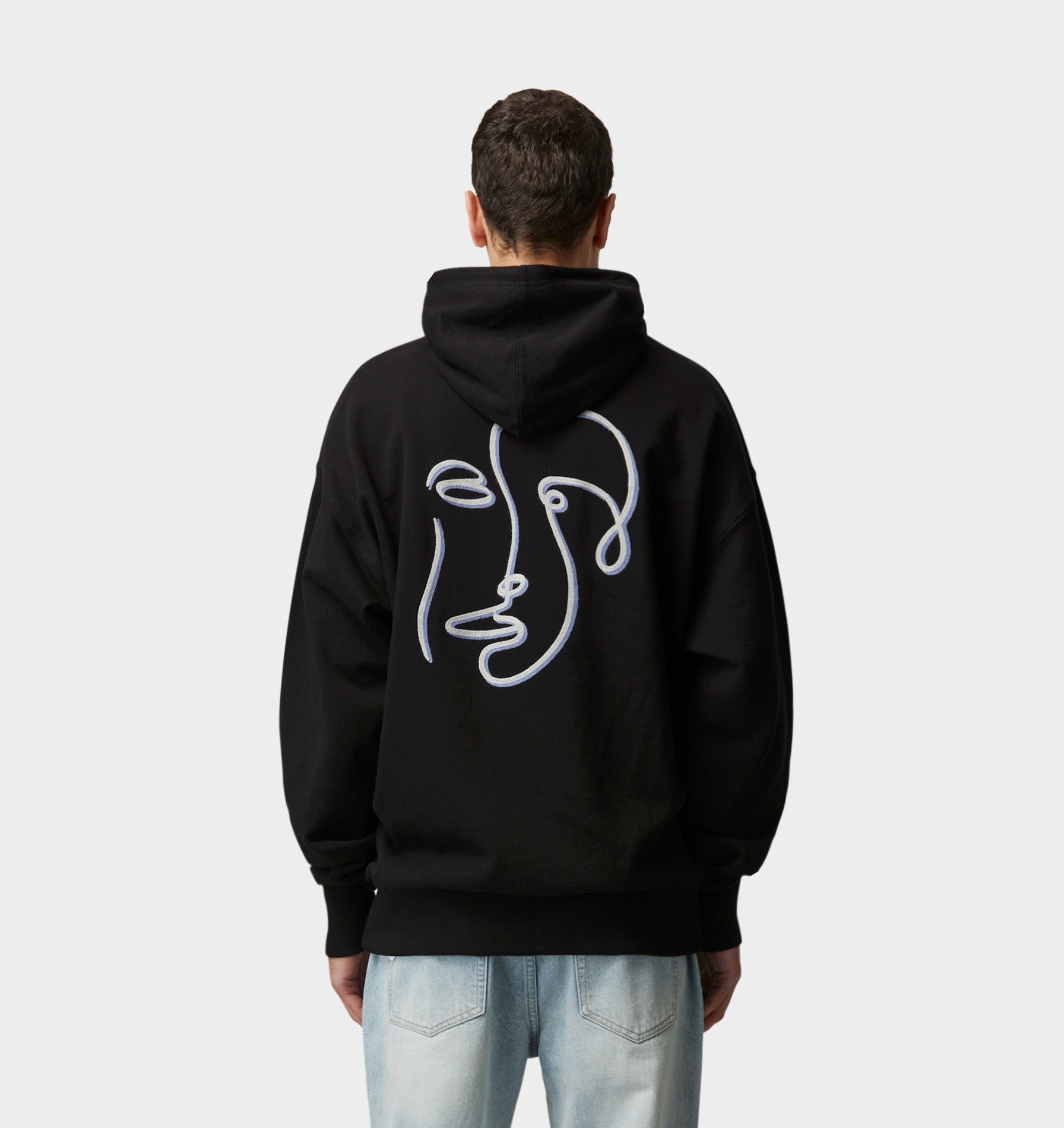 Abstract Box Hood - Black