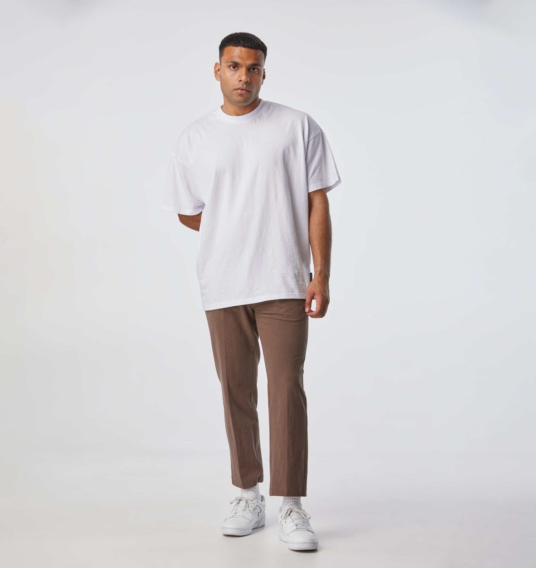 Linen Slim Kobe Pant  - Light Brown