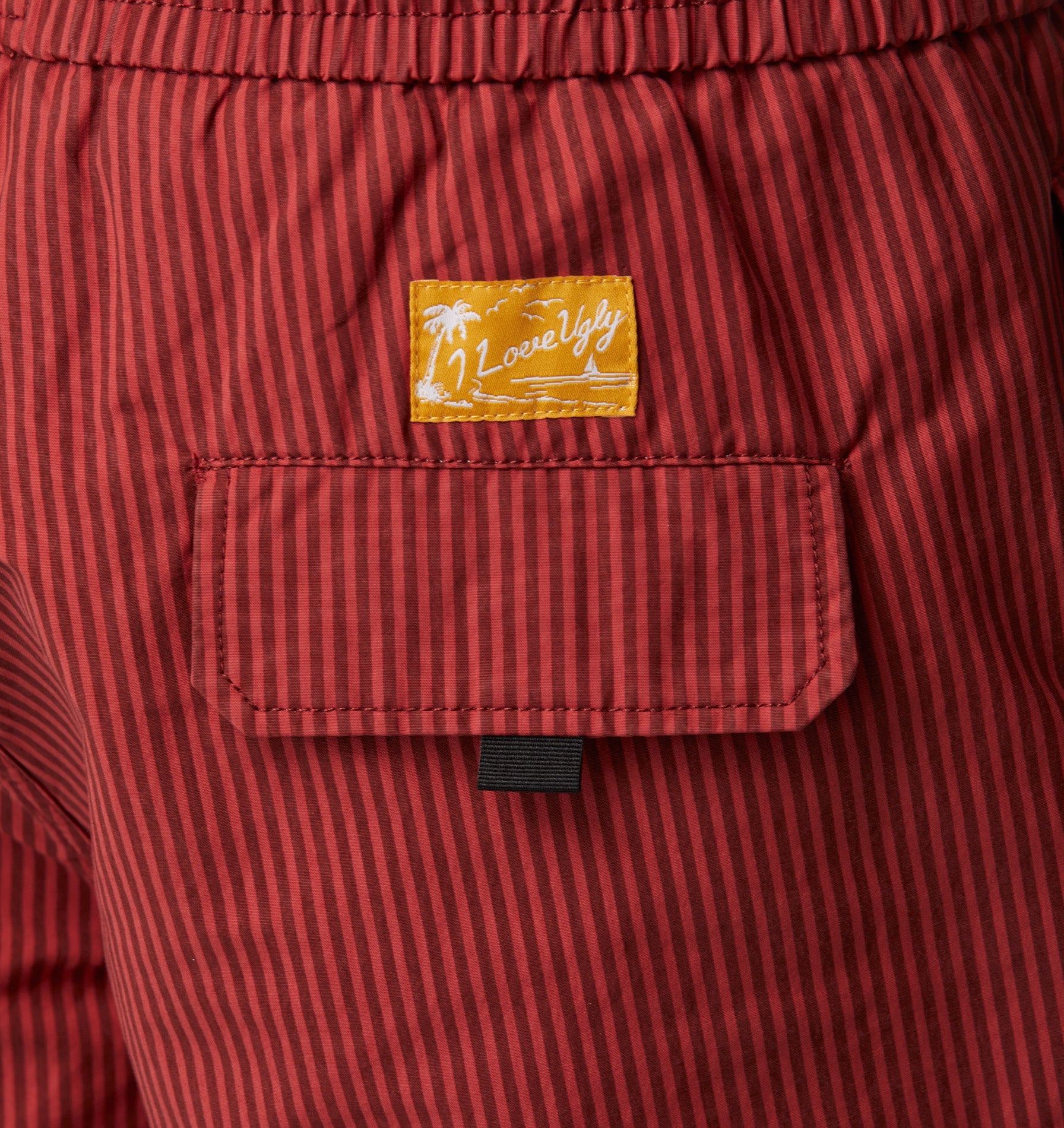 Beach Short - Red Stripe