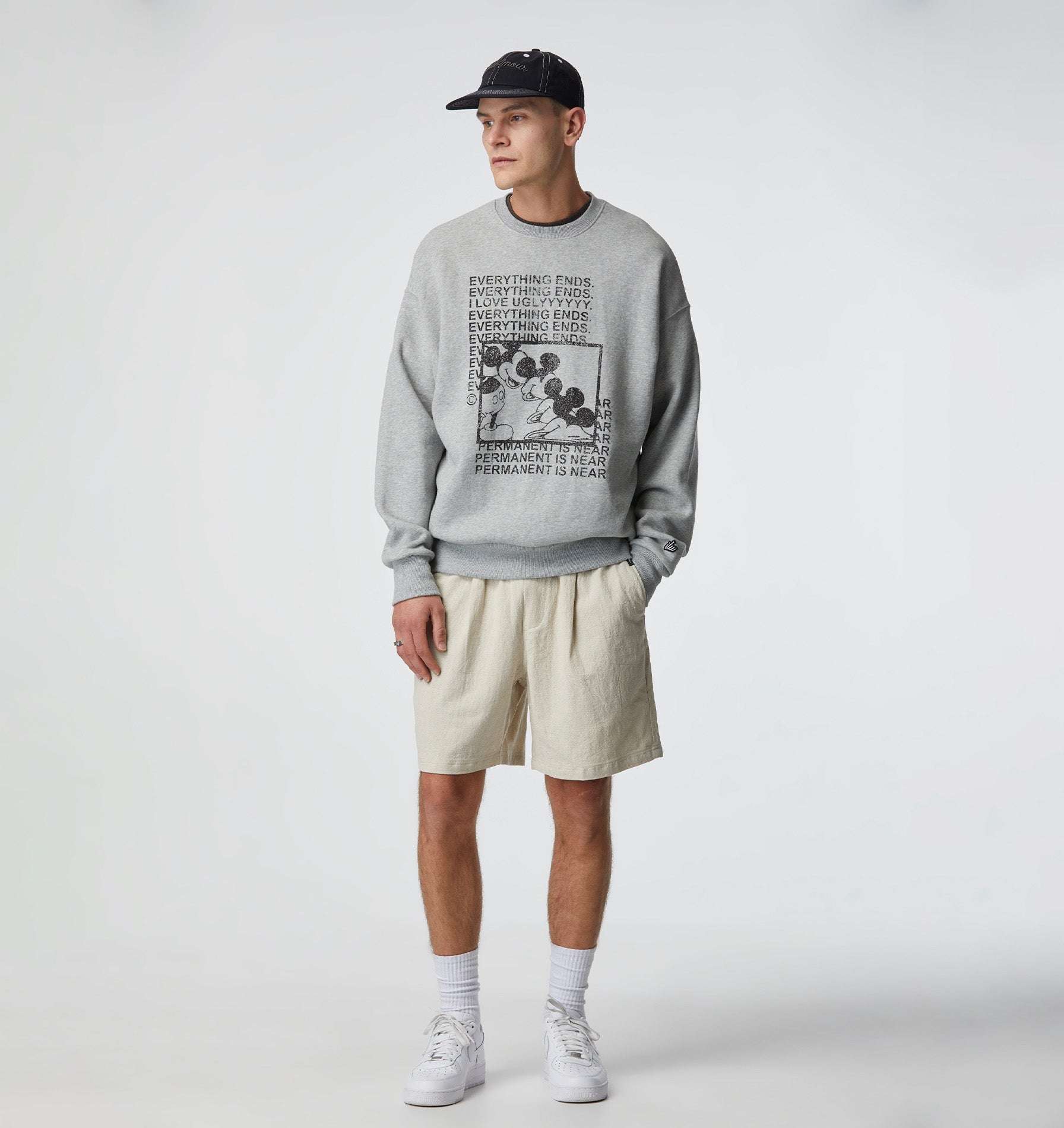 Everything Ends Box Crew 2.0 - Vintage Grey