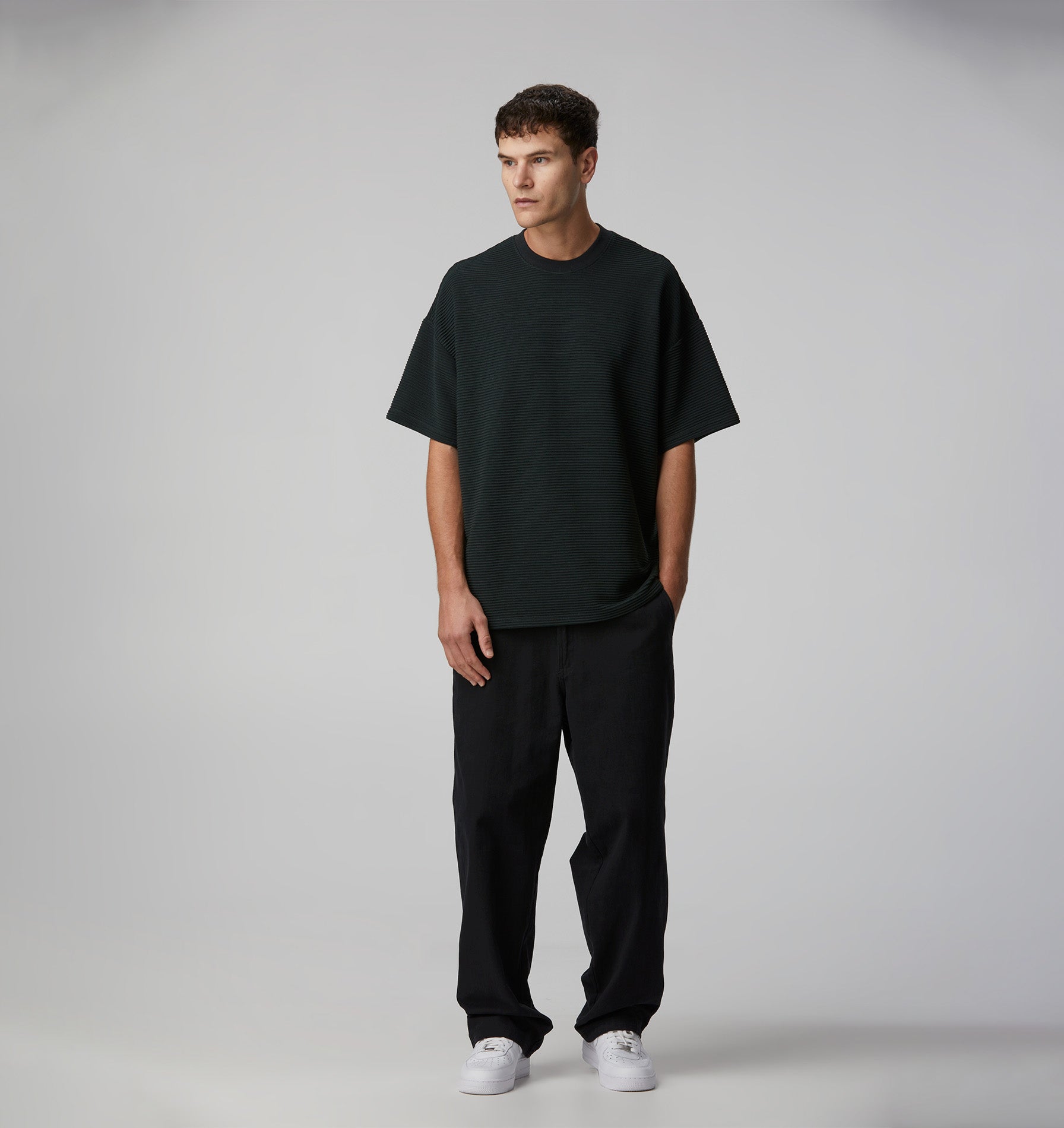 Corrugated Box Tee - Dark Green